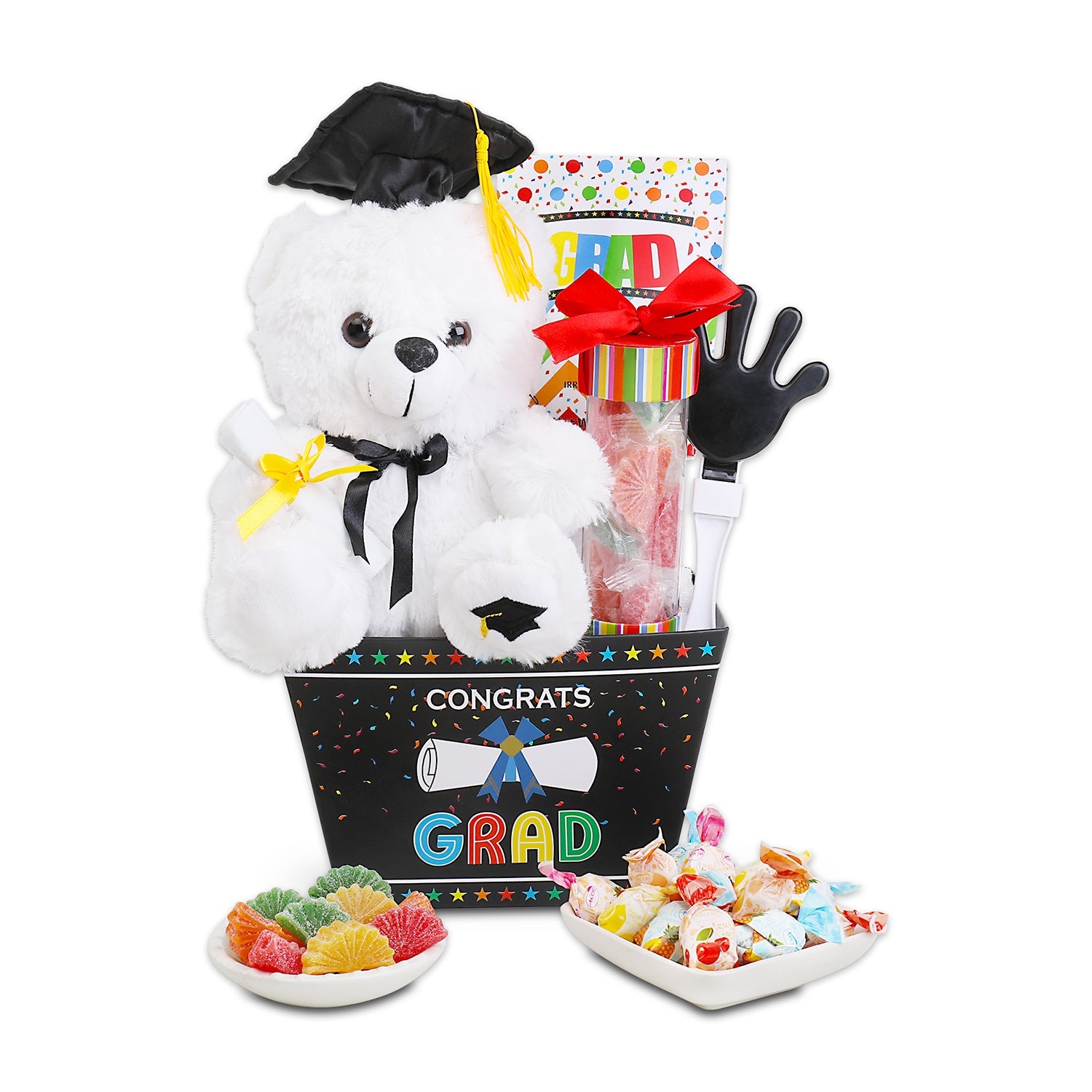 Congrats! Grad! Graduation Gift Basket DestGlow