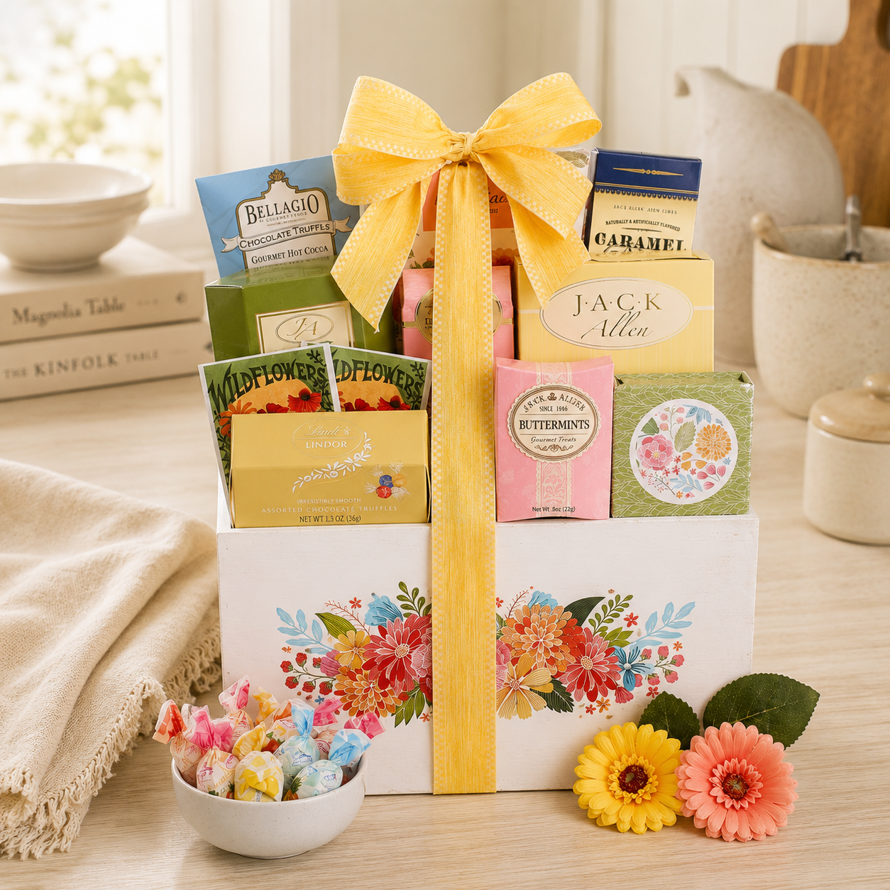 Sweet Moments Cookies & Sweets Gift Basket DestGlow