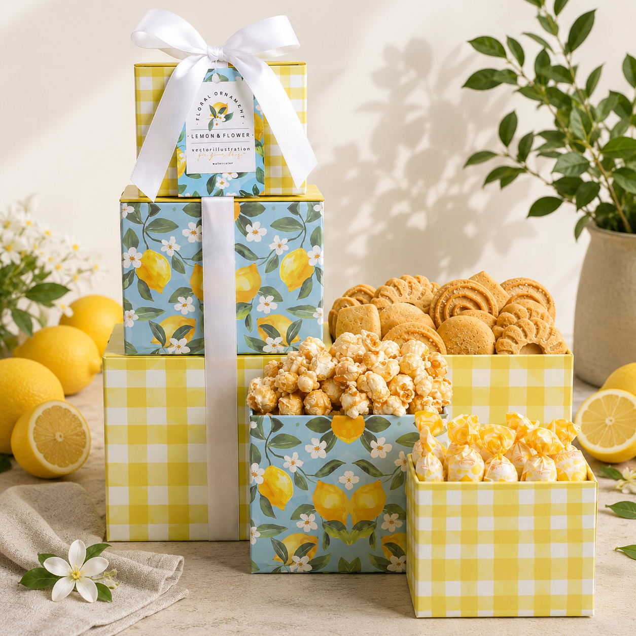 Lemon Twist Gift Tower DestGlow