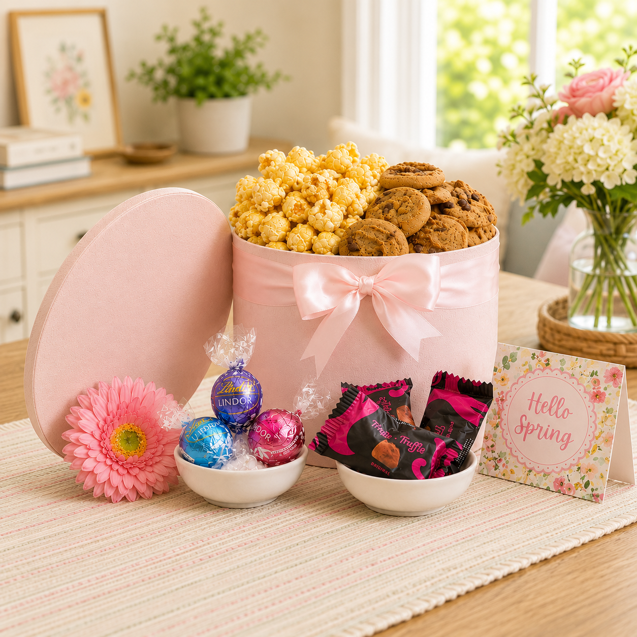 Box of Cookies and Chocolates Gift Basket DestGlow
