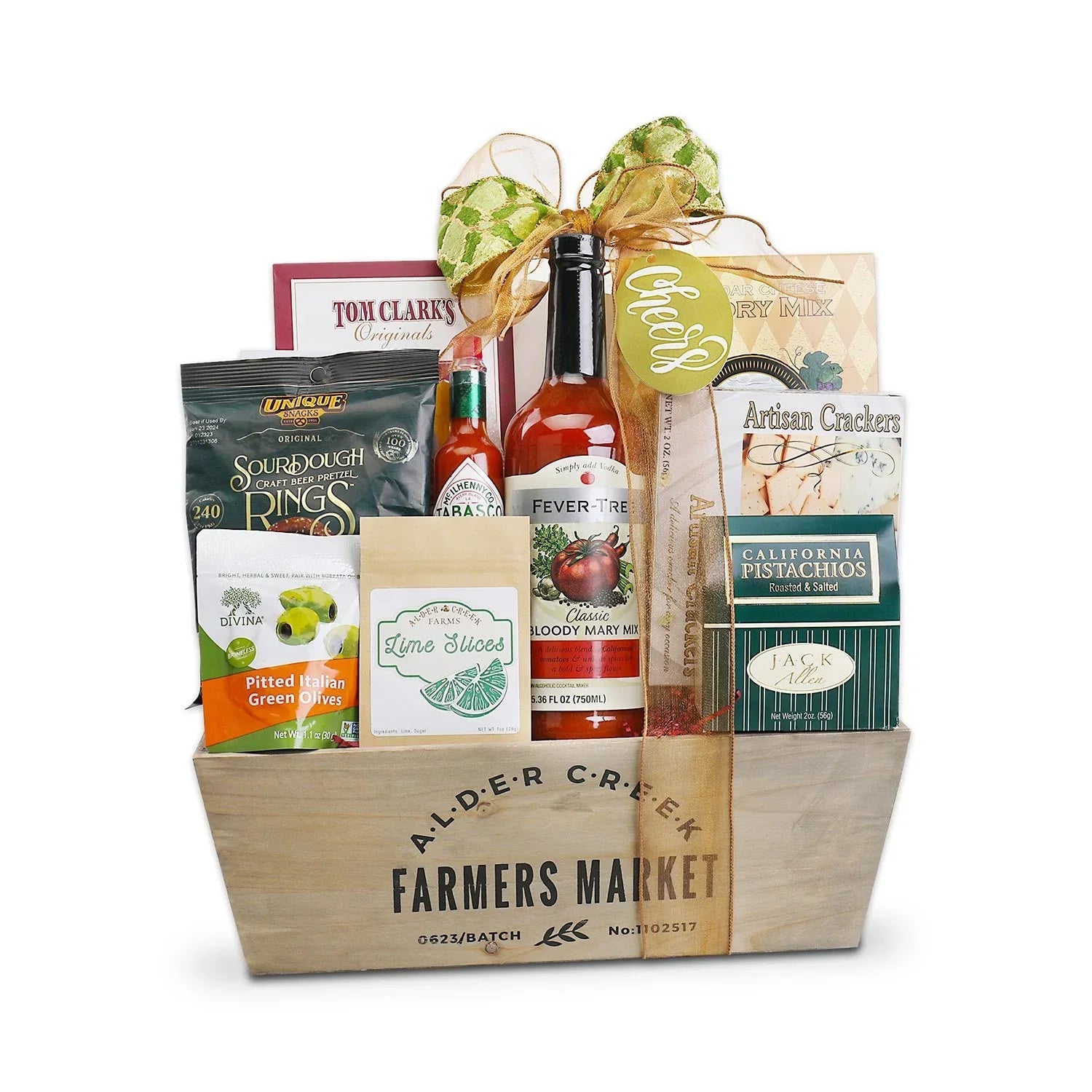 Farmers Market Bloody Mary Cocktail Gift Basket DestGlow