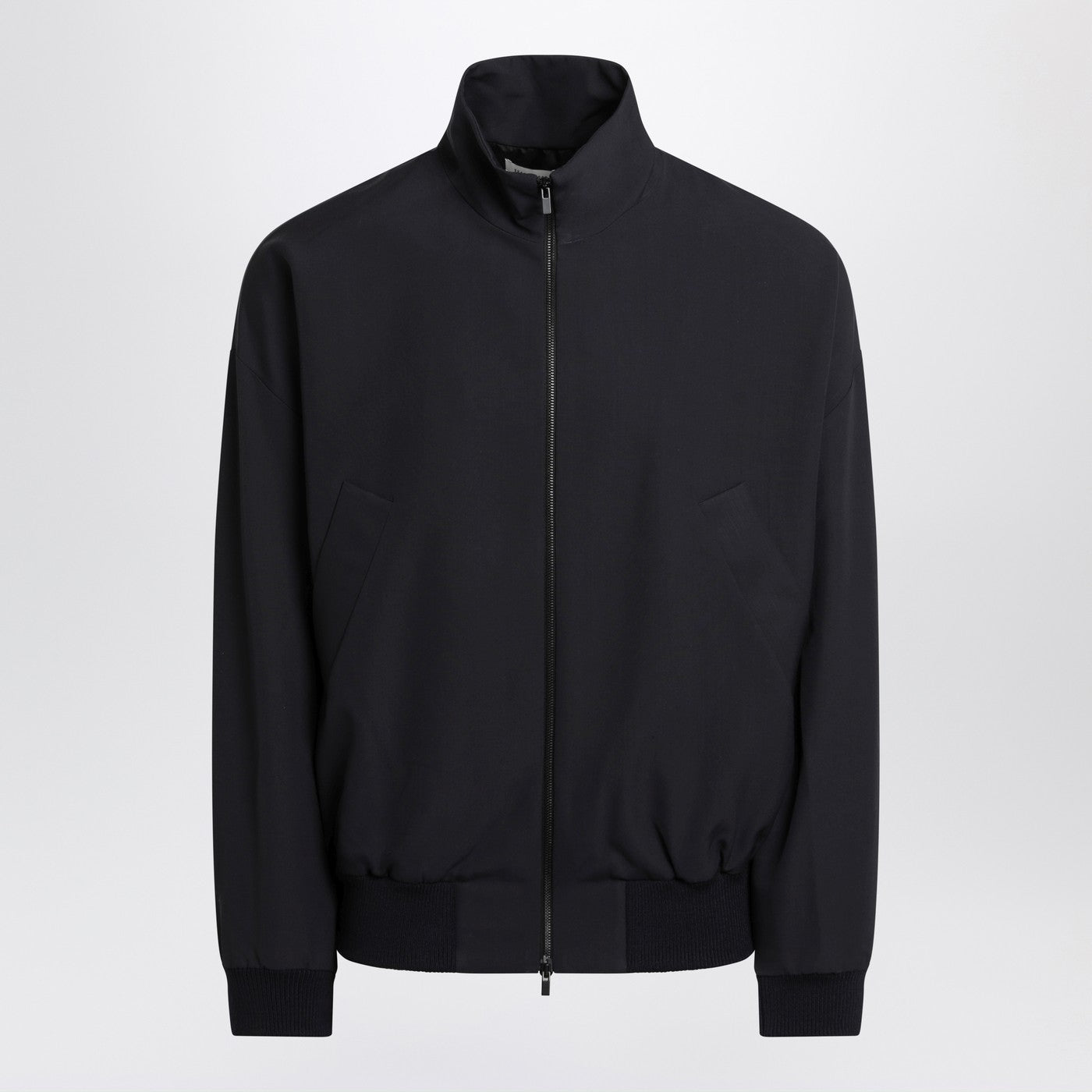 Fear Of God Navy Blue Wool Jacket With Zip Men DestGlow
