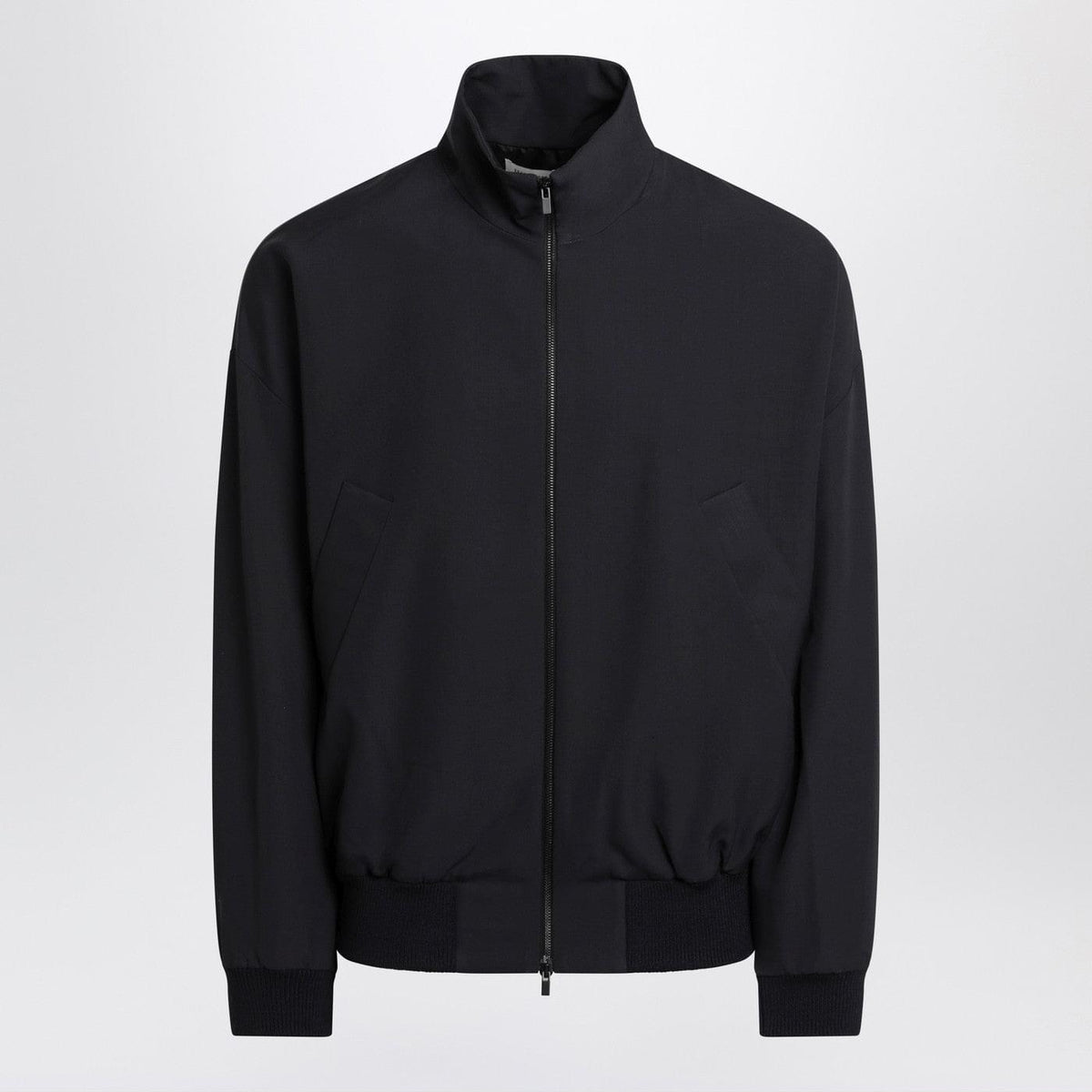 Fear Of God Navy Blue Wool Jacket With Zip Men DestGlow