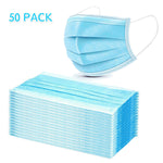 Disposable Protective Face Mask - Pack of 50 - Pack of 50 - DestGlow