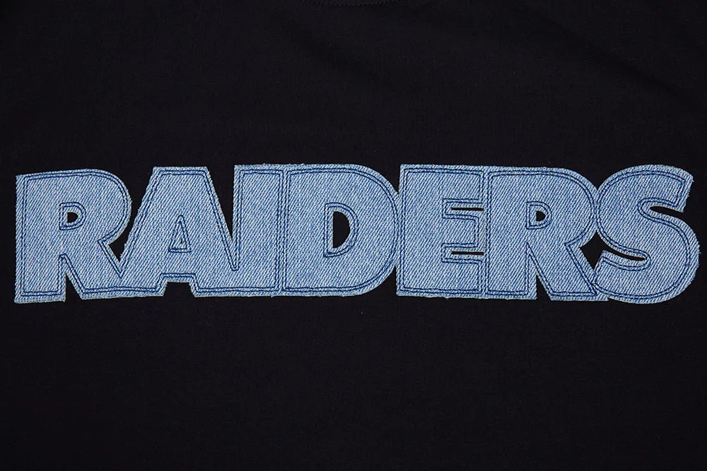 Pro Standard Las Vegas Raiders Varsity Blues Tee - Black by Denim Exchange