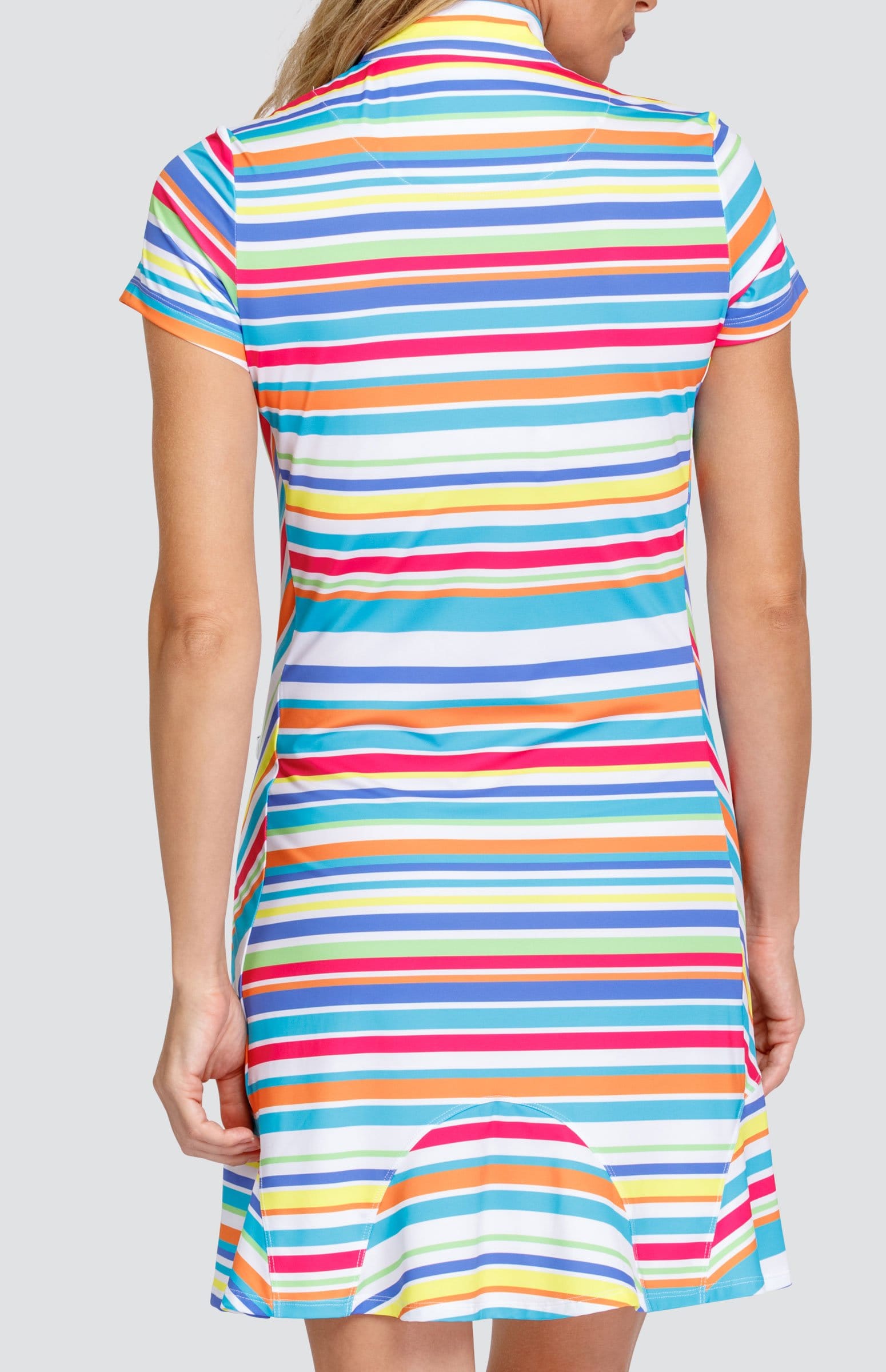 Vana Dress - Tropistripe DestGlow