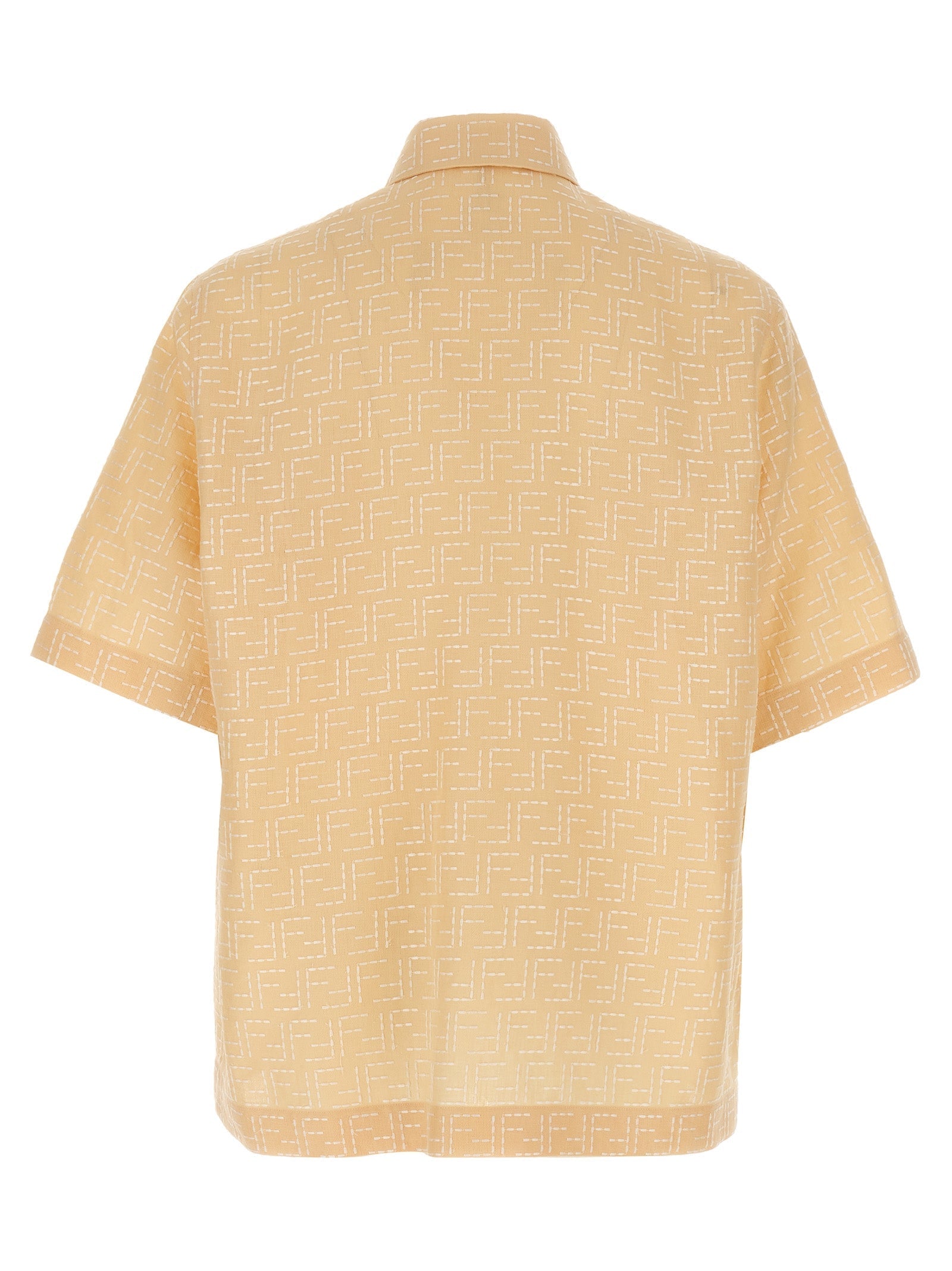 Fendi Men Ff Jacquard Shirt DestGlow