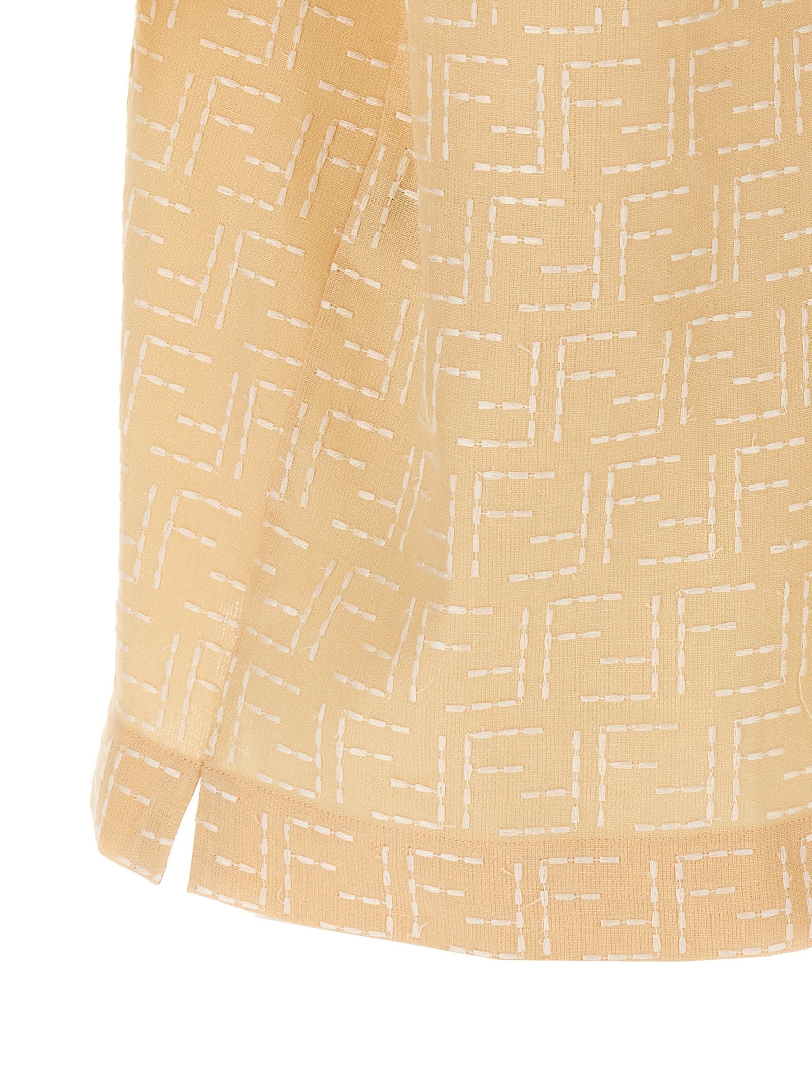 Fendi Men Ff Jacquard Shirt DestGlow