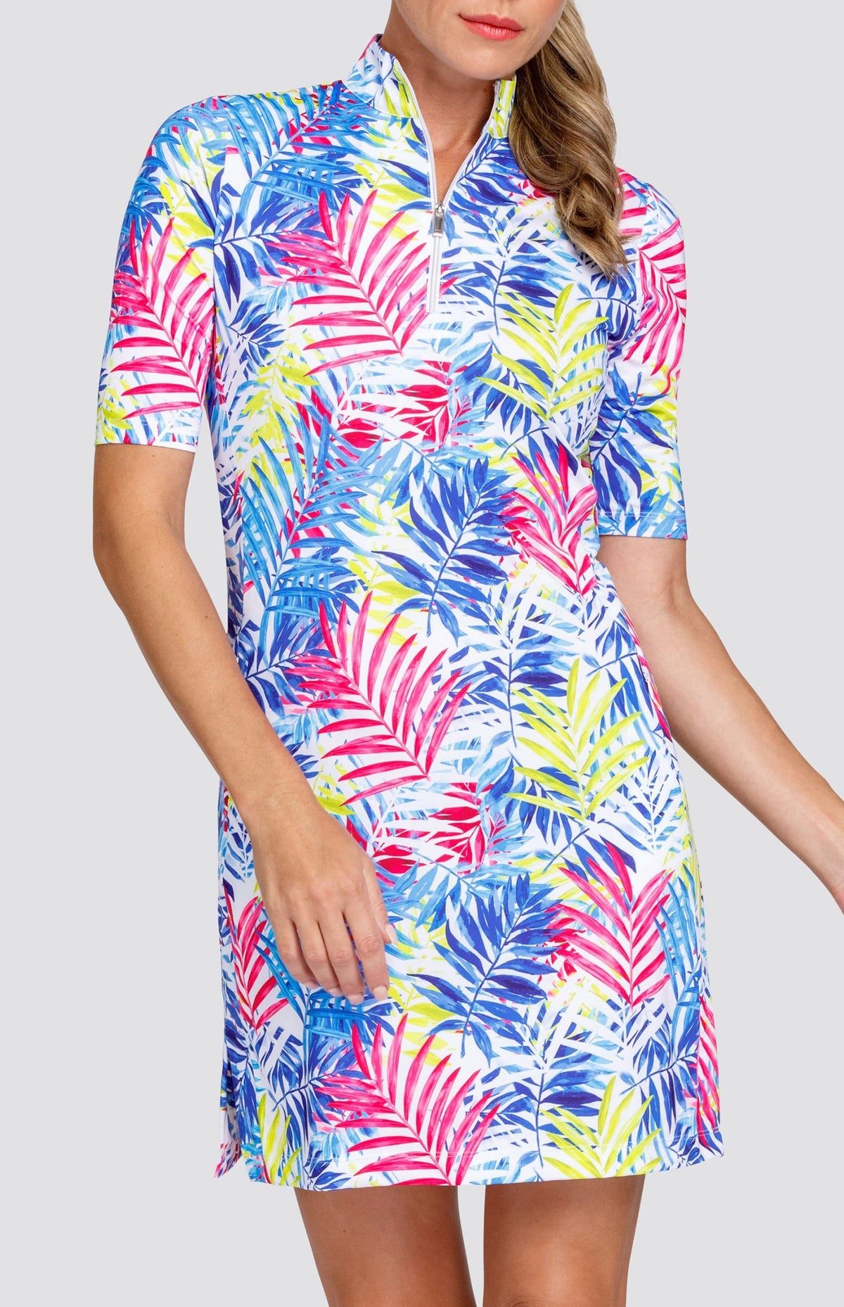 Zaya Dress - Prism Palm DestGlow