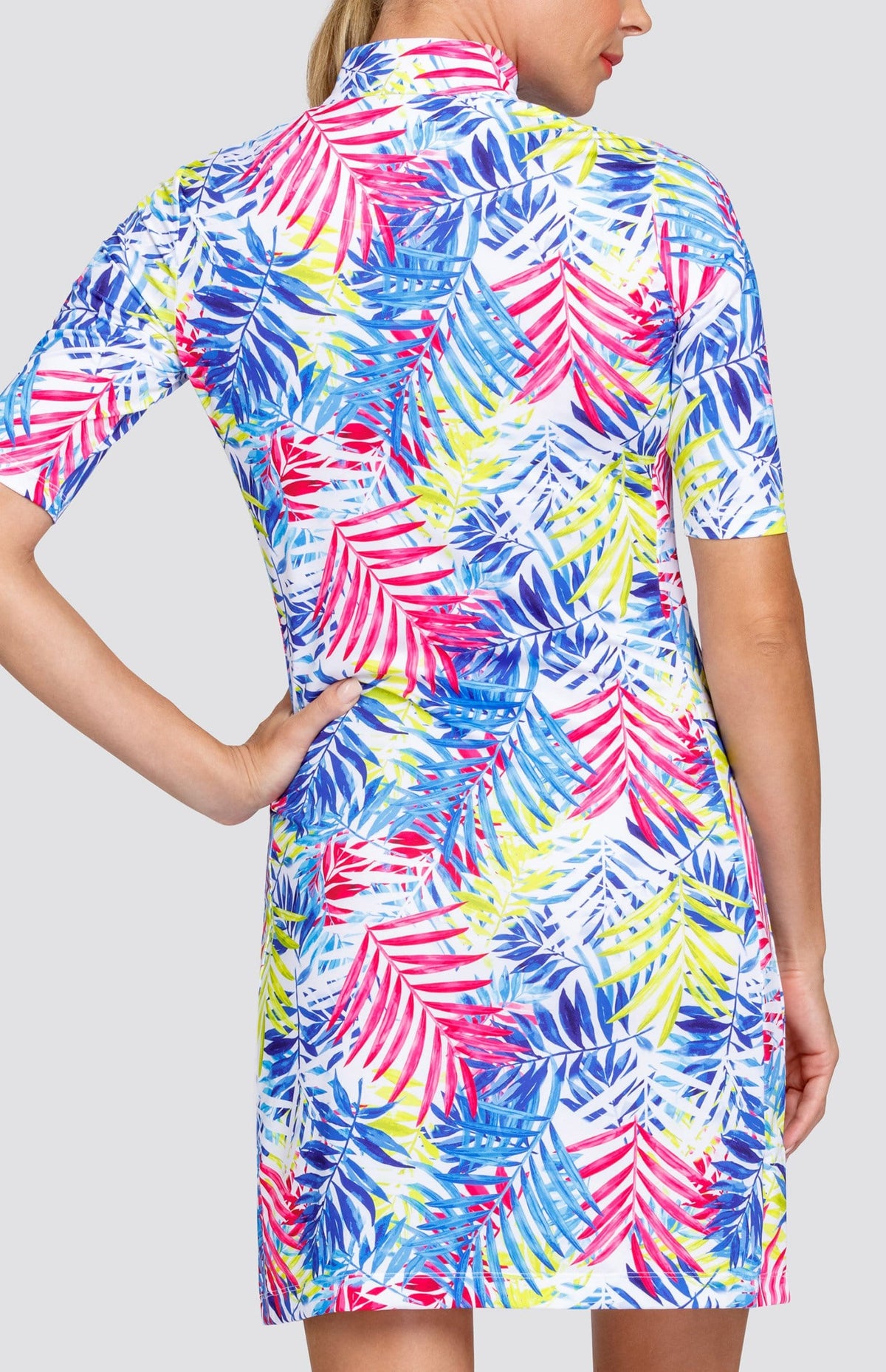 Zaya Dress - Prism Palm DestGlow