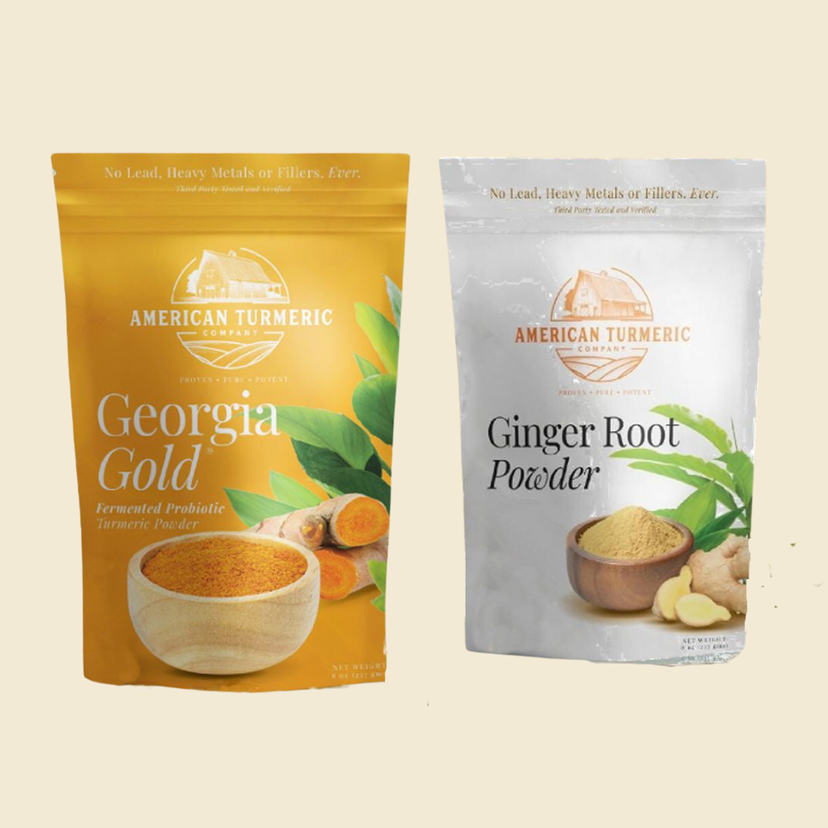 Fermented Turmeric & Ginger Powder Bundle – Synergistic Clean Wellness