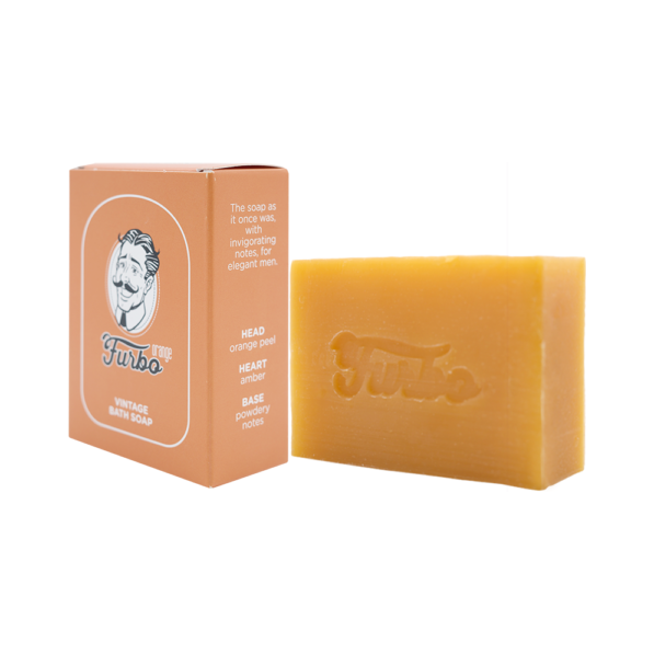 Furbo Orange Vintage Bath Soap 100g by Pasteur Pharmacy