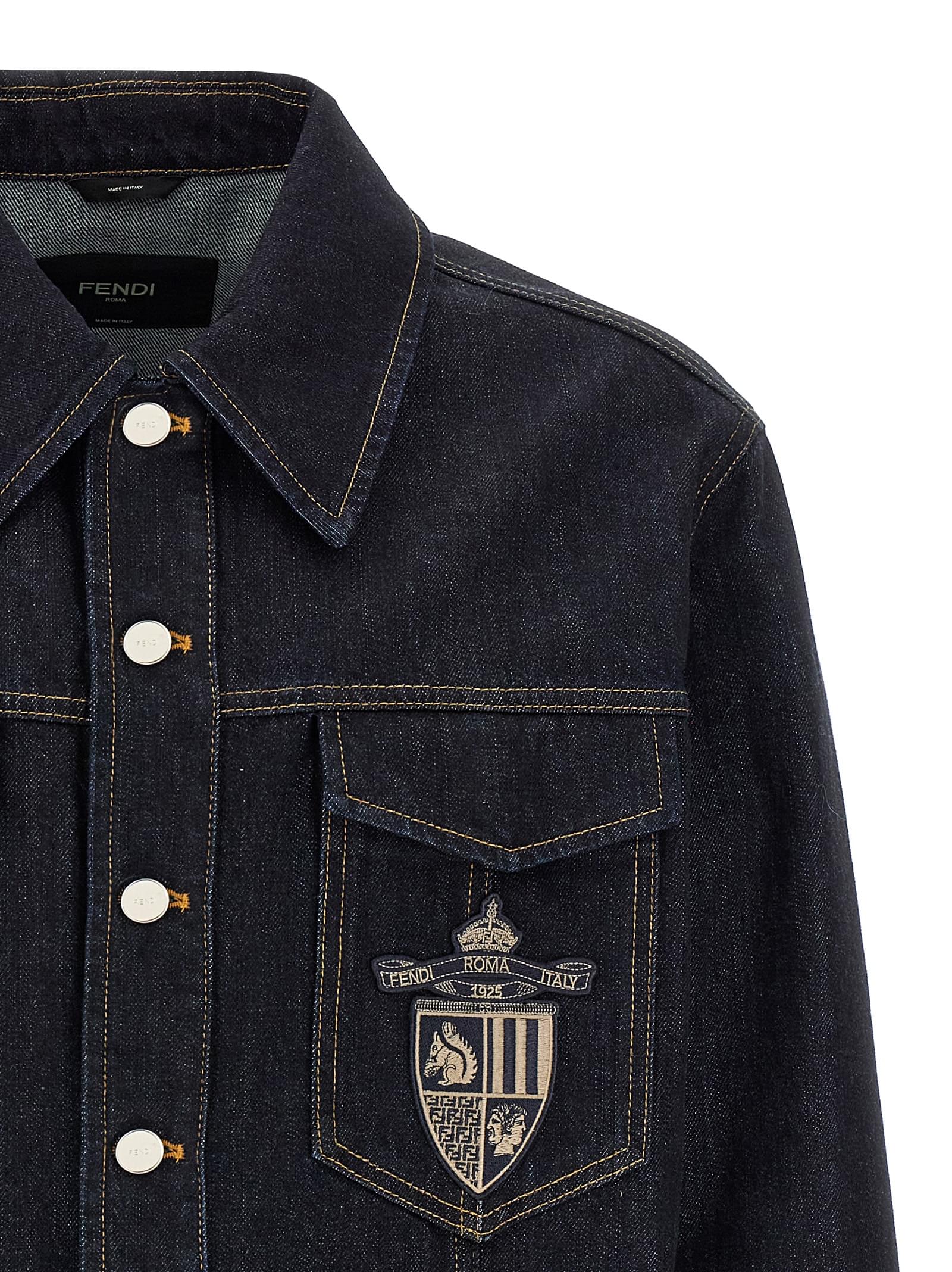 Fendi Men Fendi Crest Jacket DestGlow