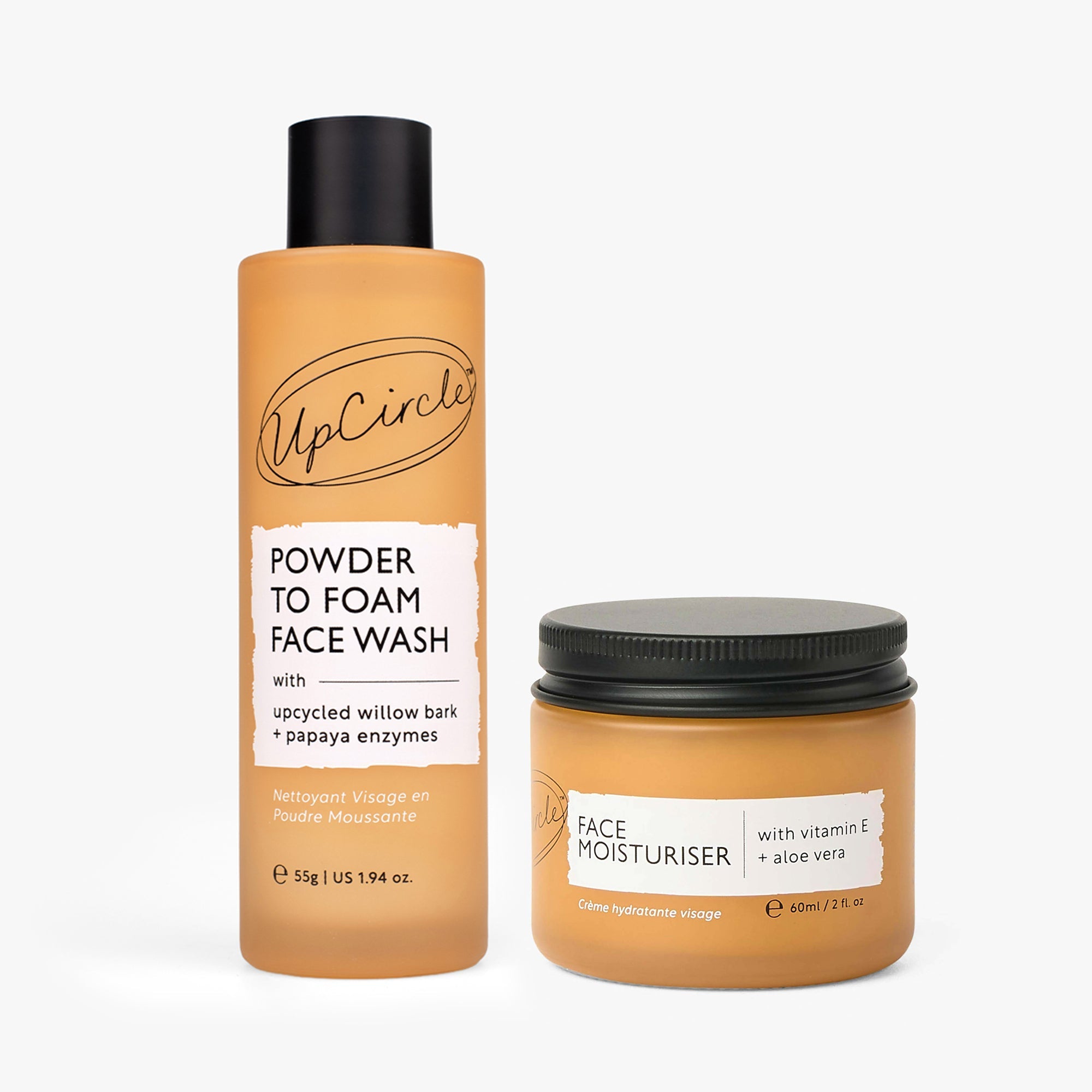 The Daily Duo: Foaming Face Wash + Vitamin E Moisturizer by UpCircle