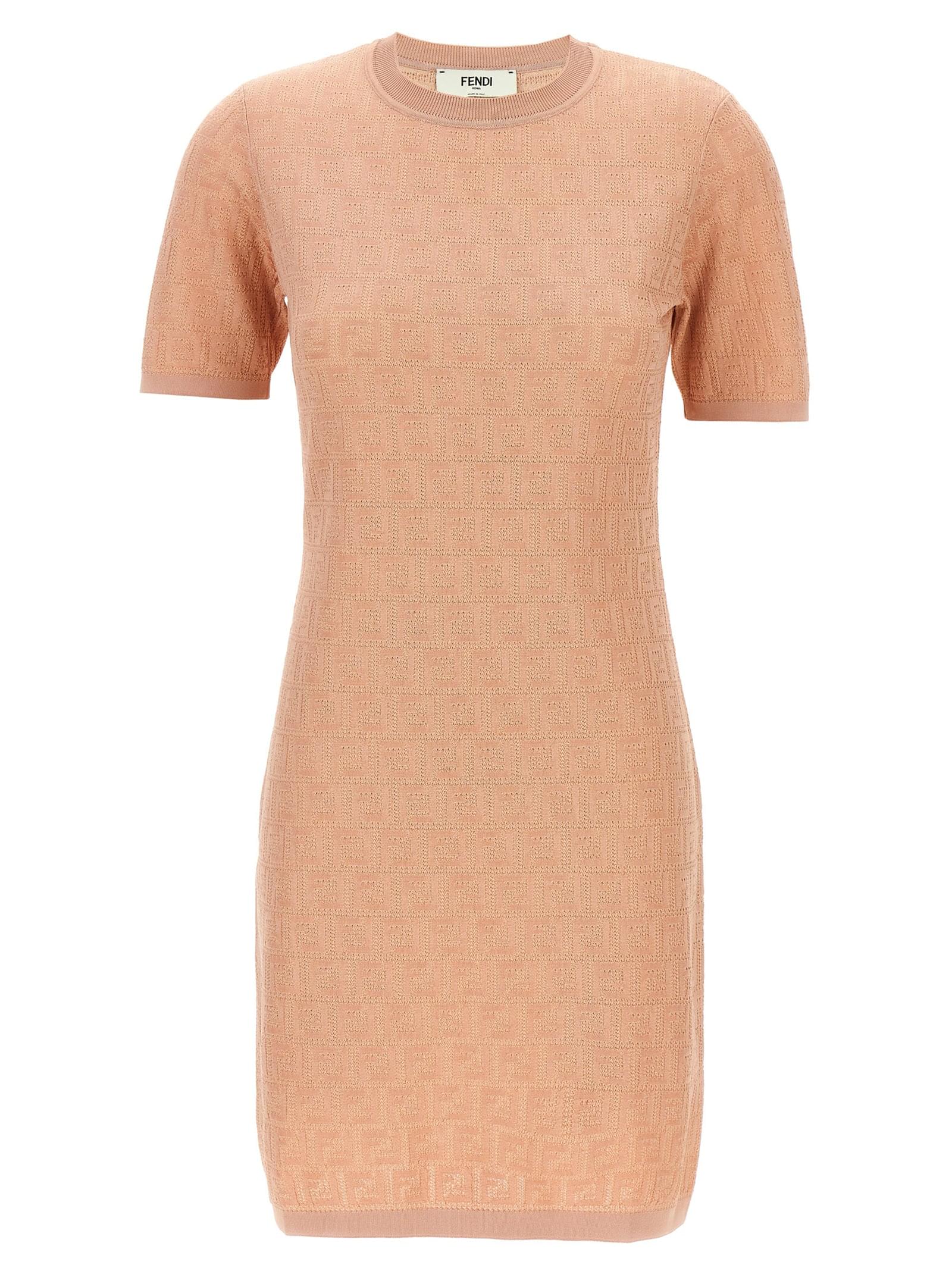 Fendi Women Ff Cotton Dress DestGlow