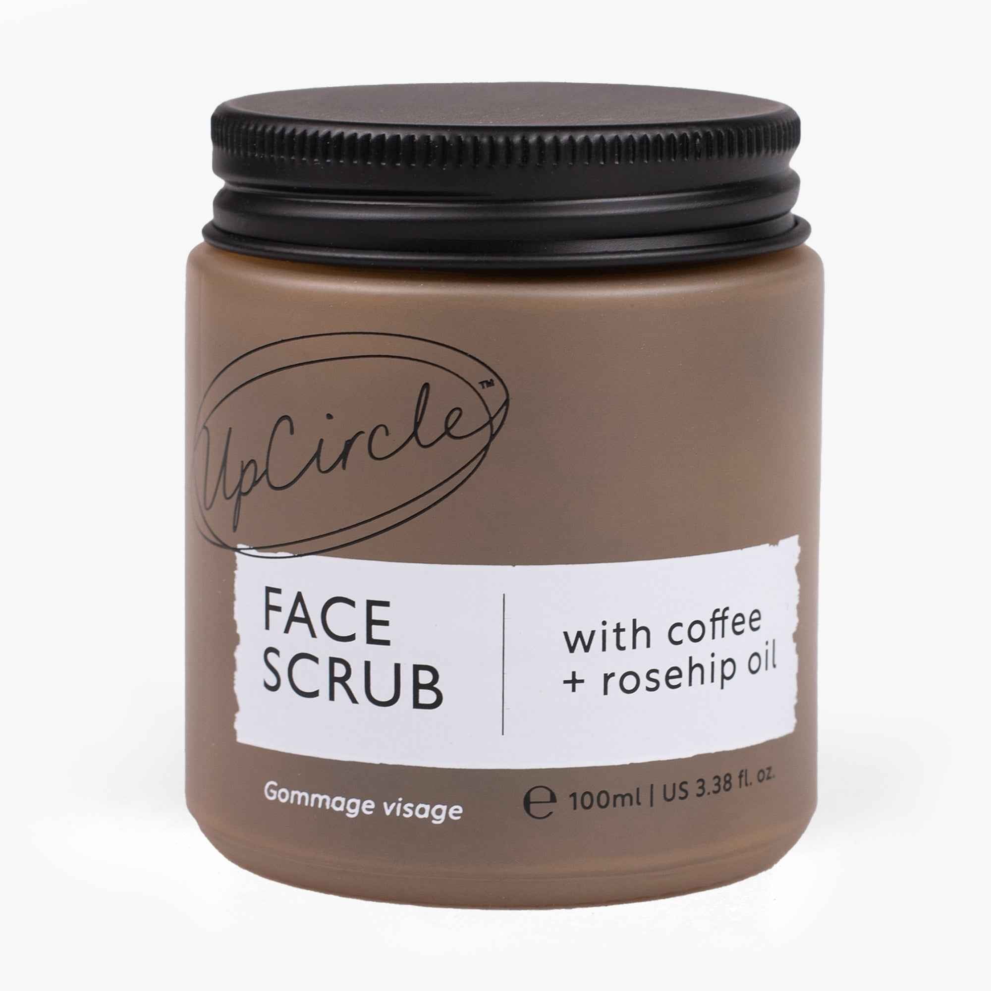 Face Scrub with Coffee + Rosehip Oil by UpCircle