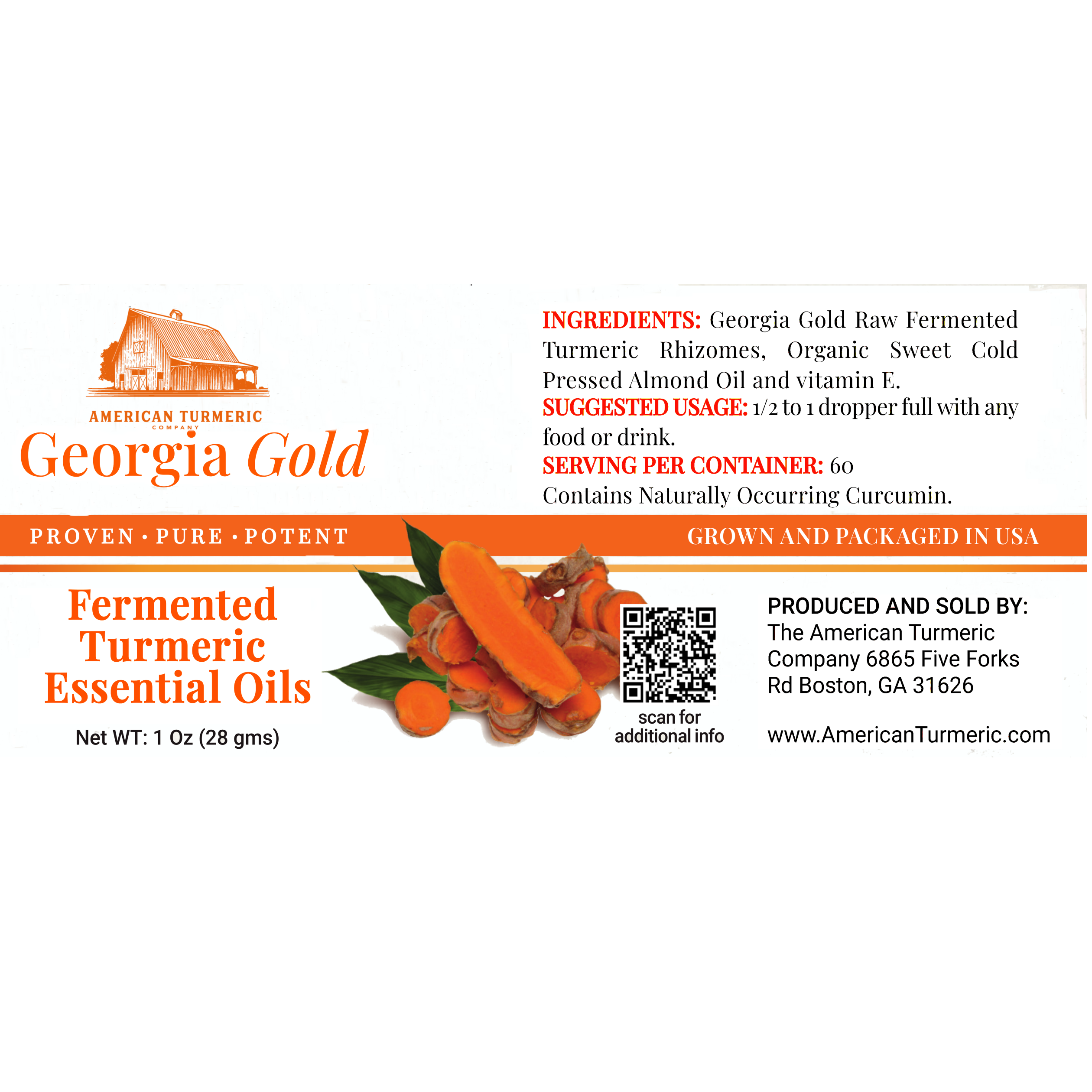 Fermented Turmeric Essential Oils - Concentrated Turmeric Goodness - DestGlow