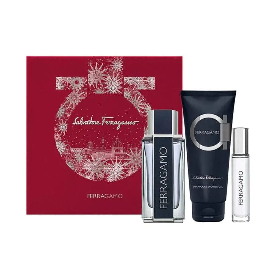 Ferragamo By Salvatore Ferragamo For Men (3pc Gift Set) - DestGlow