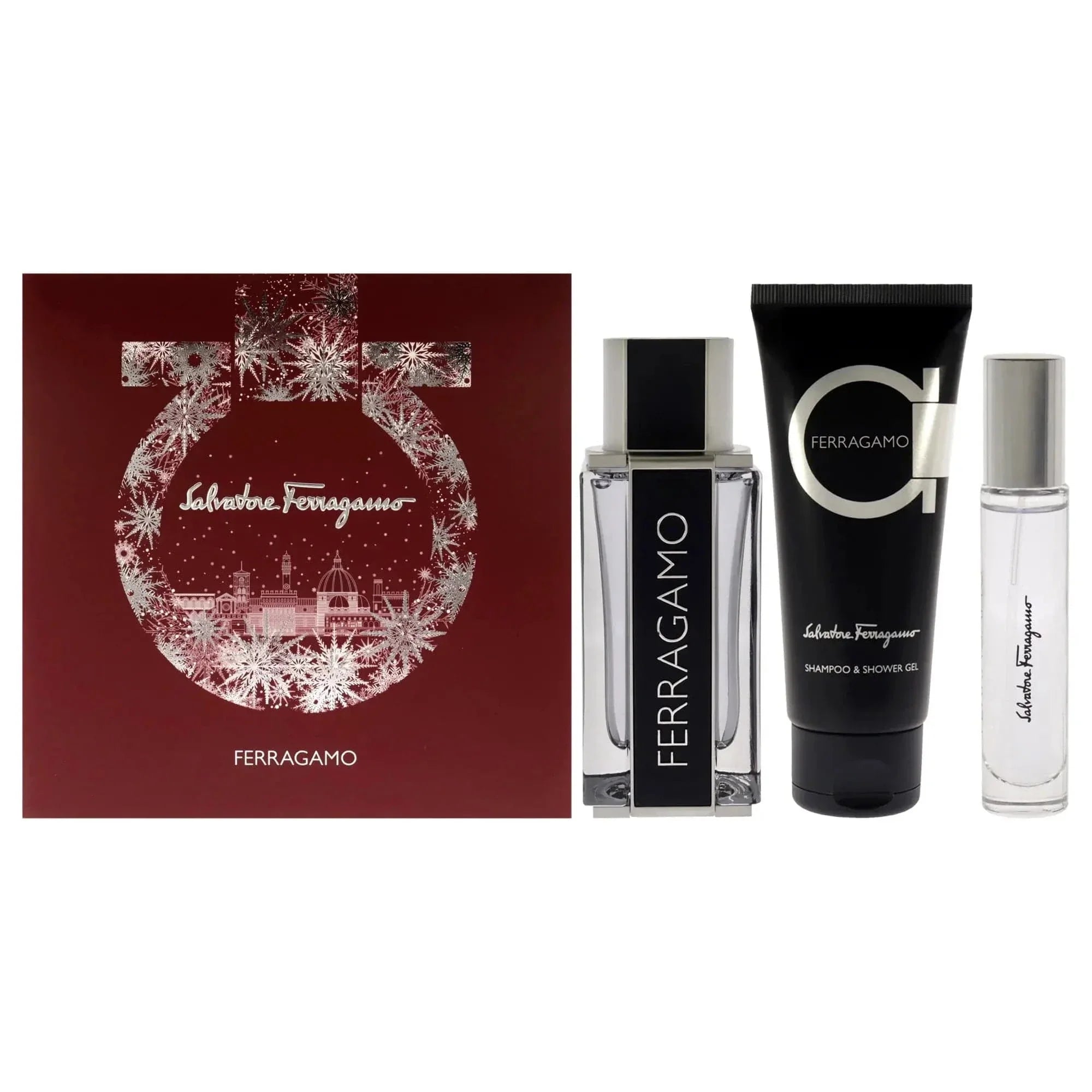 Ferragamo By Salvatore Ferragamo For Men (3pc Gift Set) - DestGlow