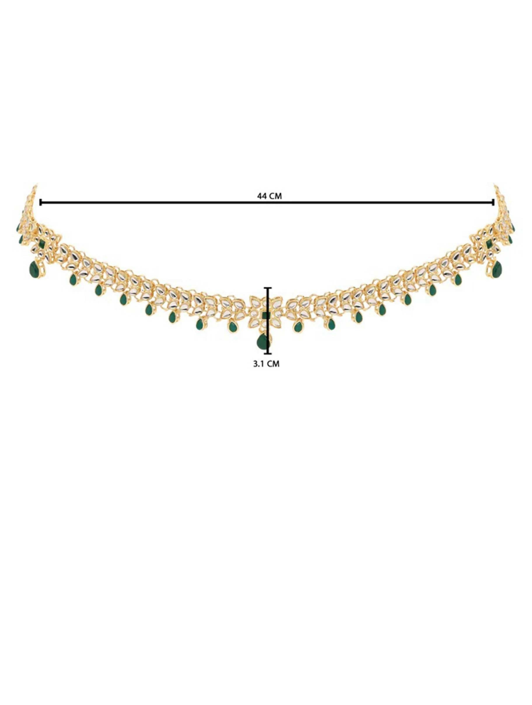 Joban Fashion Green Zinc Alloy Waist Chain For Women