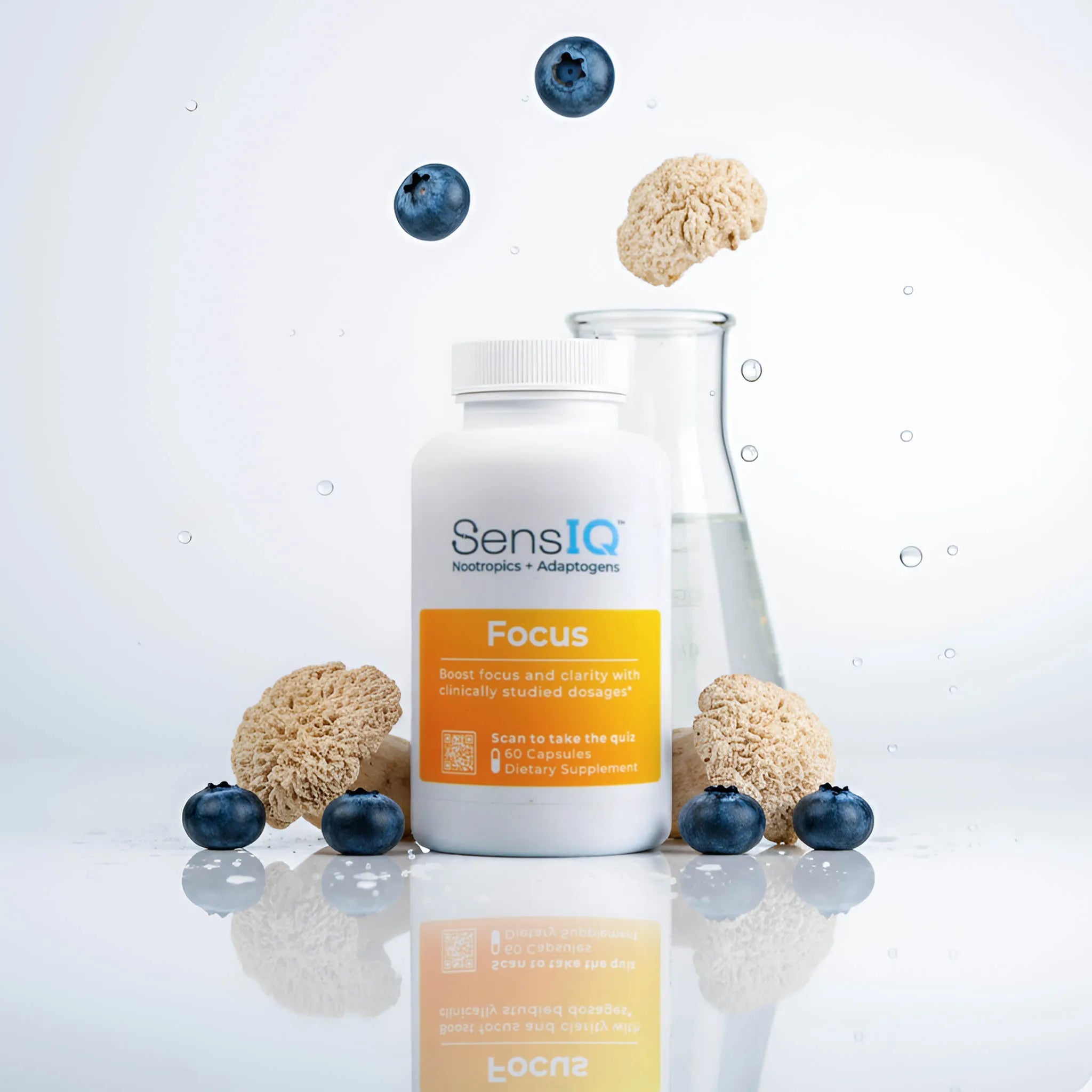 Focus Supplement for Mental Clarity and Concentration by SensIQ