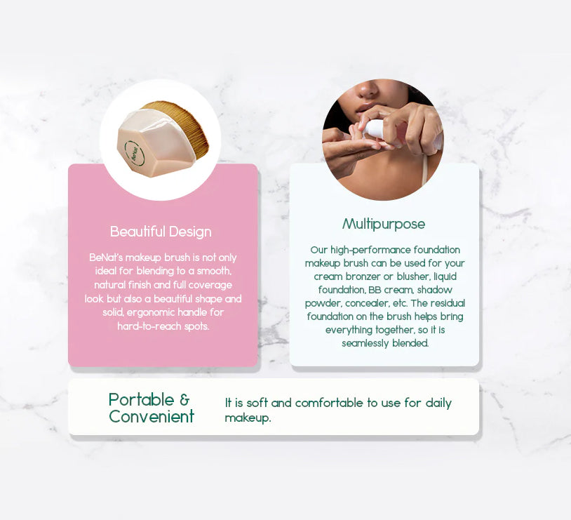 Foundation Makeup Brush - DestGlow