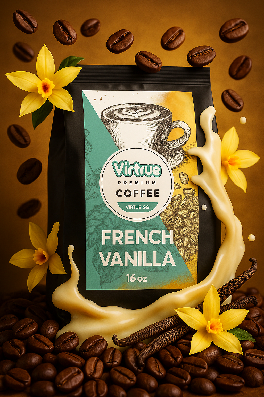 Flavored Coffee – 16oz | Small Batch, Expertly Roasted, No Sugar by Virtrue
