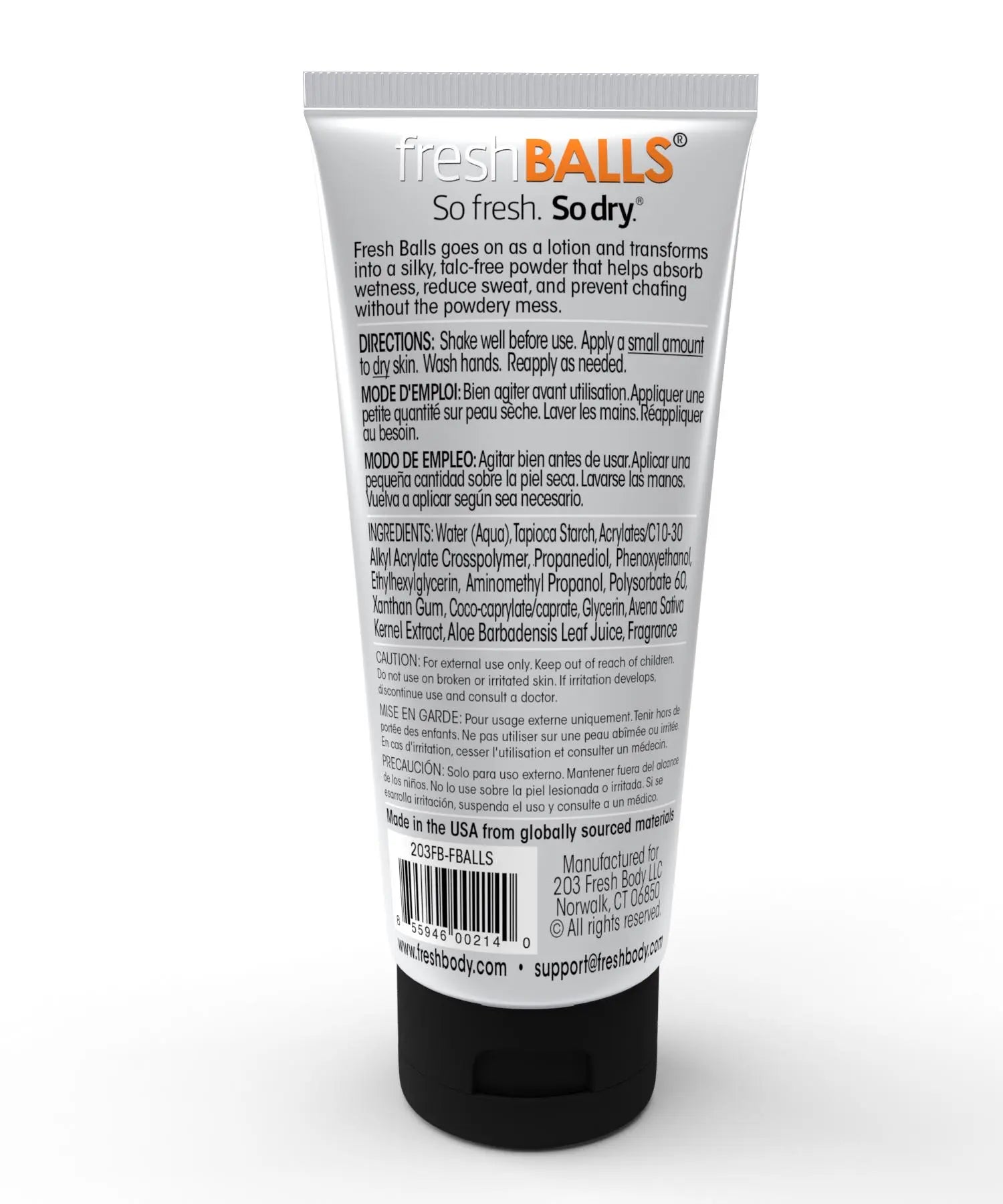 Fresh Balls 3.4oz Lotion by Fresh Body FB®