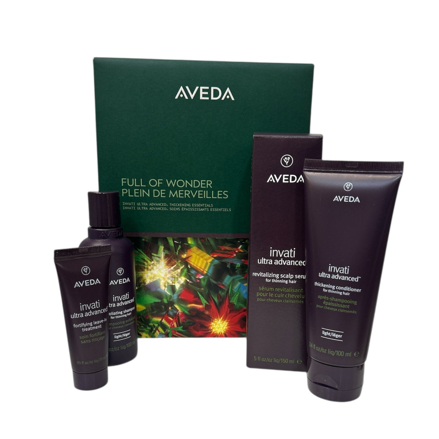 Aveda Limited-Edition Full of Wonder Invati Ultra Advanced Thickening Essentials Gift Set - DestGlow