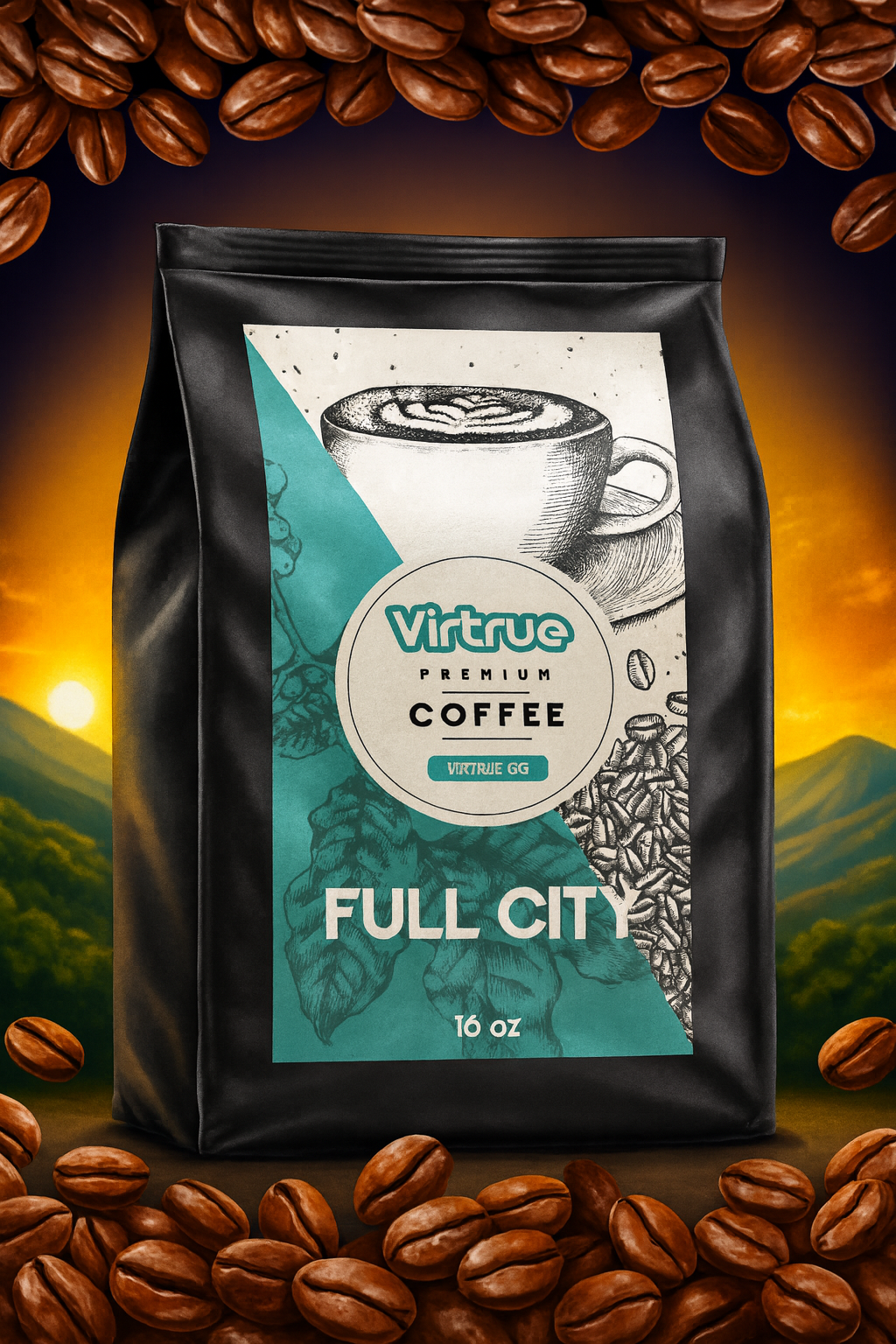 Organic Coffee – 16oz | Small Batch, Pure & Expertly Roasted by Virtrue