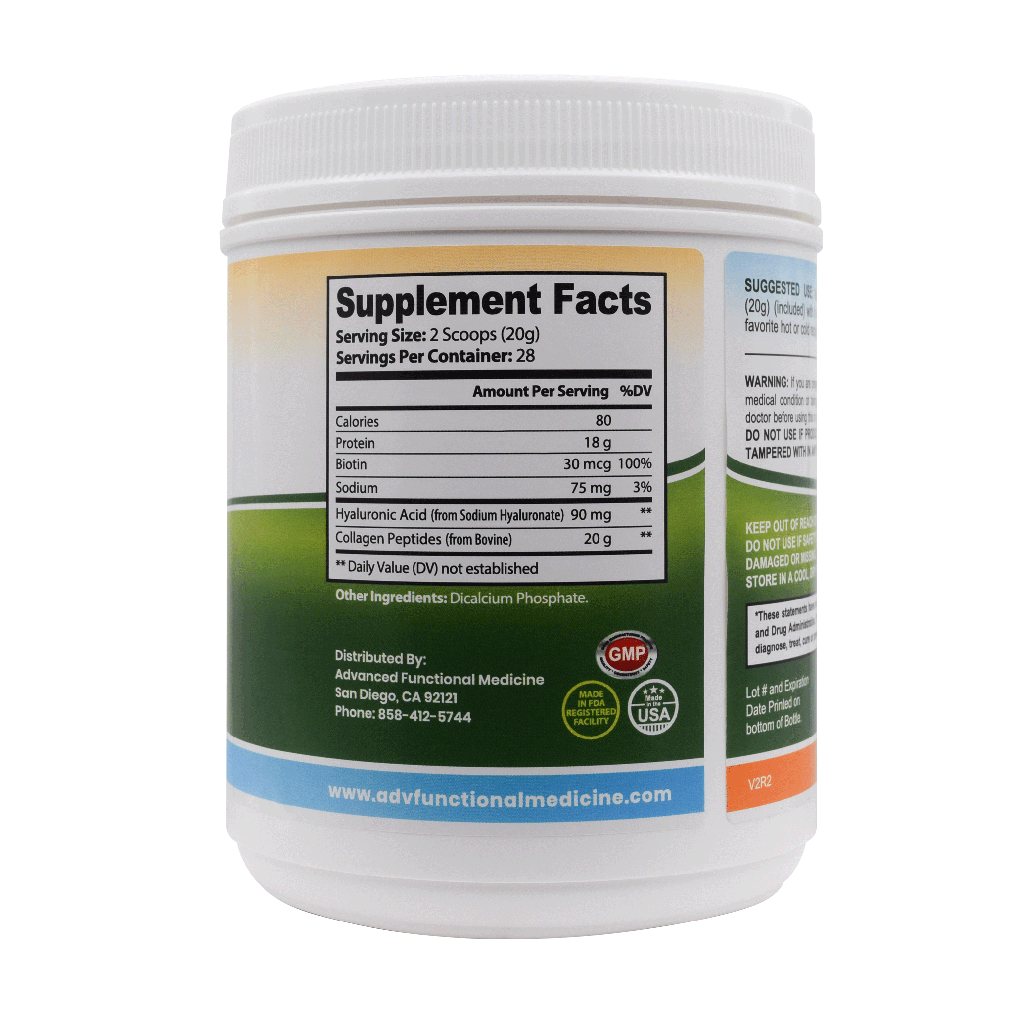 Functional Collagen Powder (The most beneficial source of protein) 100% Grassfed