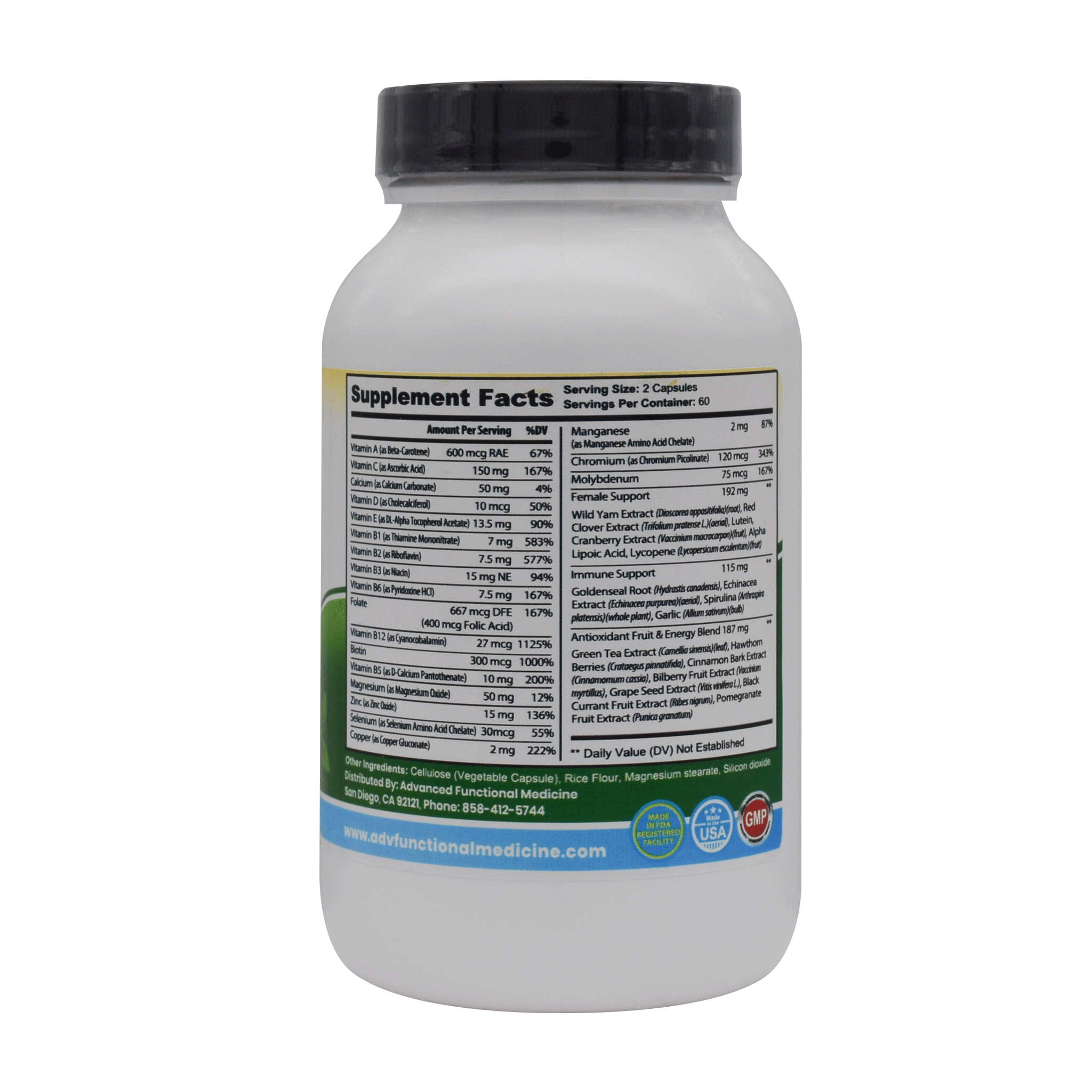 Functional Micronutrients For Women (Medical grade multivitamin designed for Women) by Advanced Functional Medicine Supplements