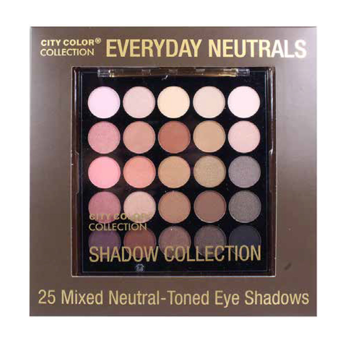 CITY COLOR Collection Everyday Neutrals Eye Shadow Palette - DestGlow