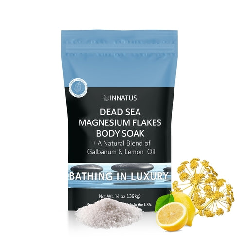 Luxury Dead Sea Spa Gift Set - Bath Salt, Magnesium Flakes & Magnesium Oil