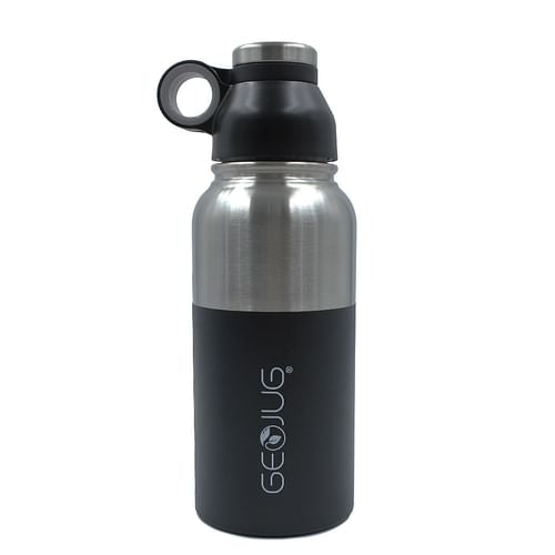 Brentwood GeoJug 40oz Insulated Water Bottle - Stainless Steel Vacuum Jug