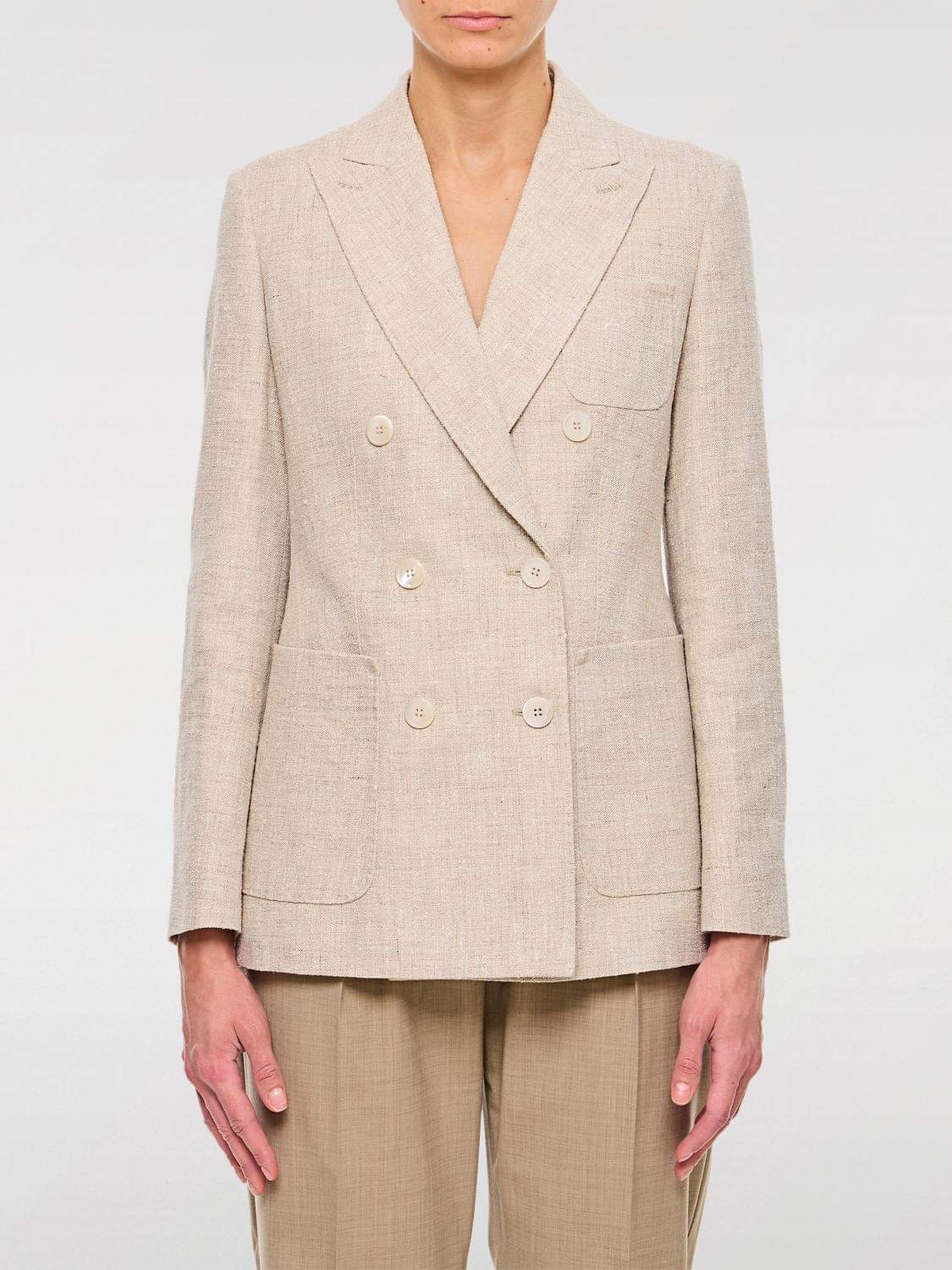 Max Mara Jacket Woman Beige