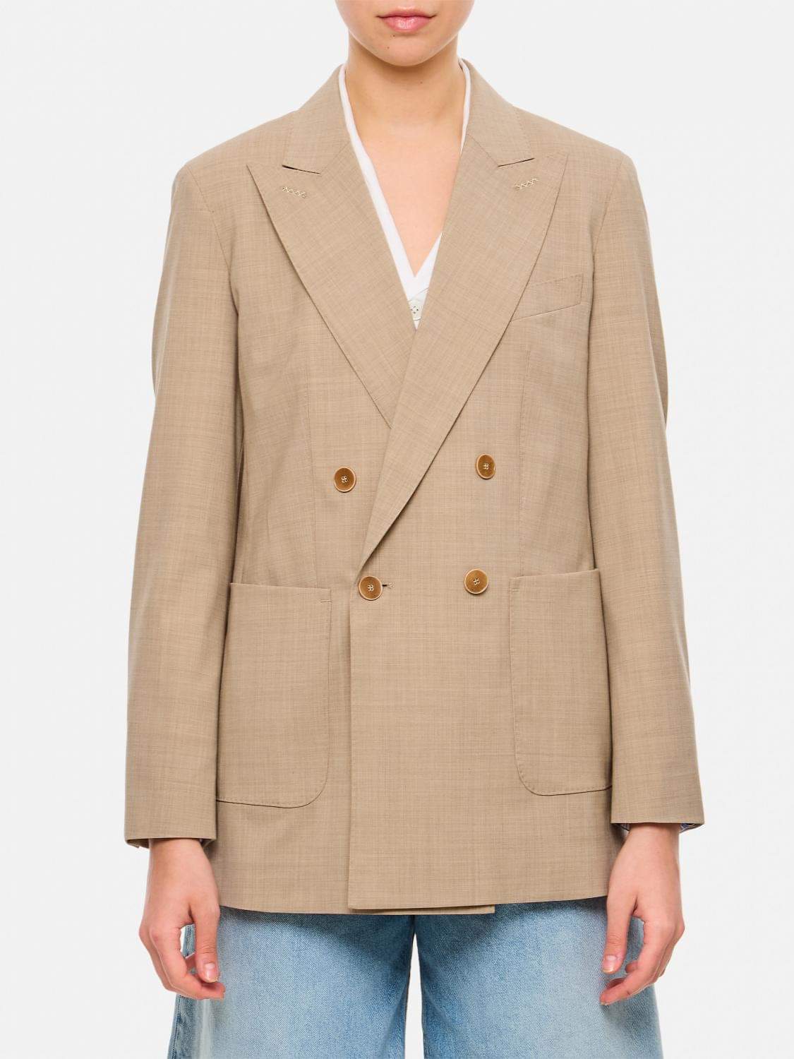 Max Mara Jacket Woman Beige
