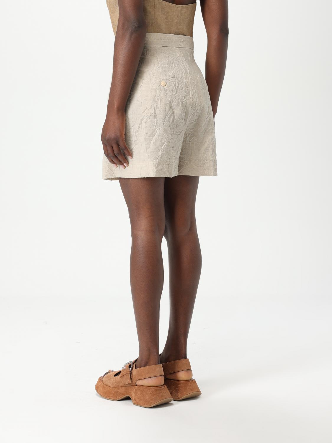 Max Mara Shorts Woman Beige by Luosophy