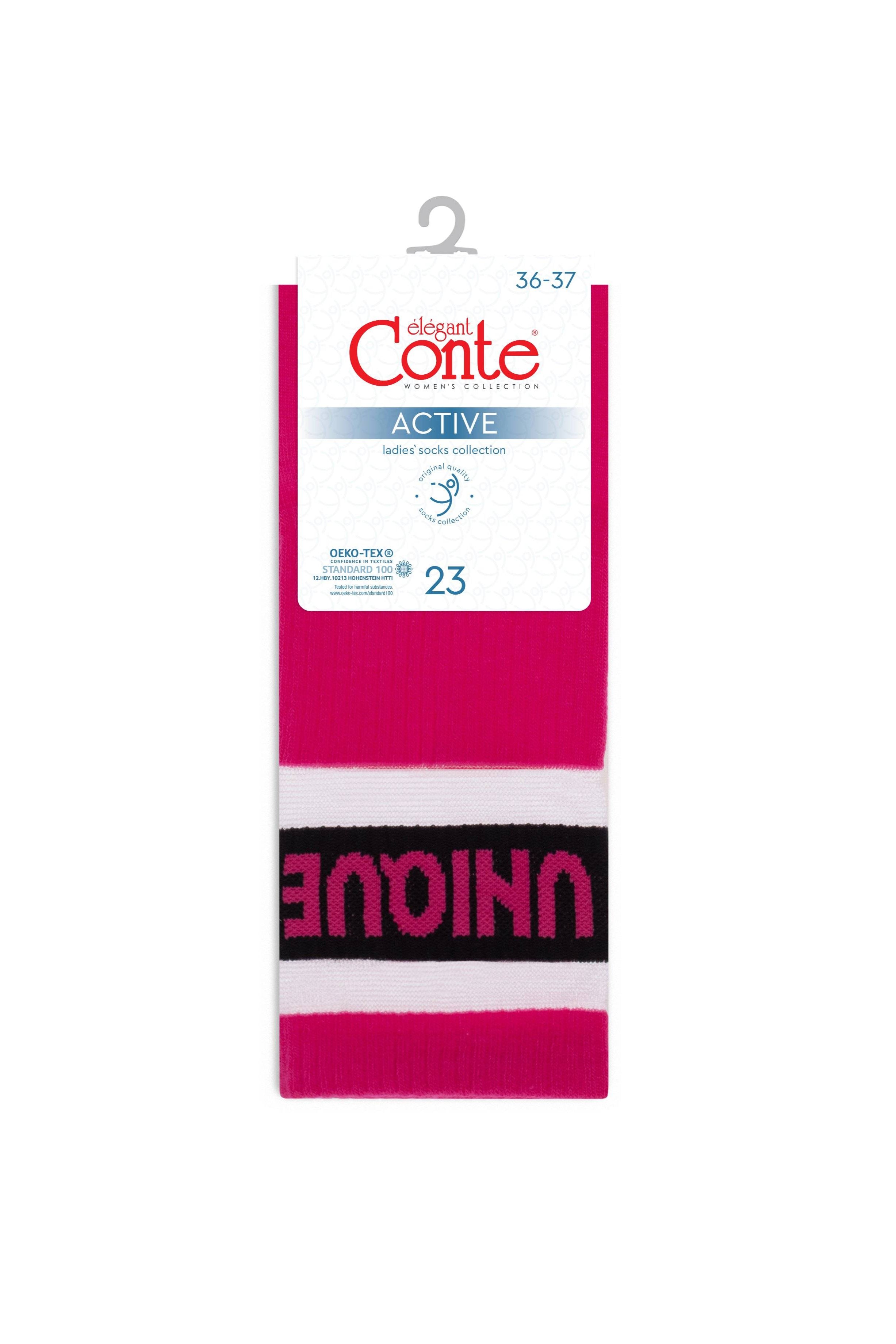 Conte Cotton Long Socks Active 156 - "Unique" - DestGlow