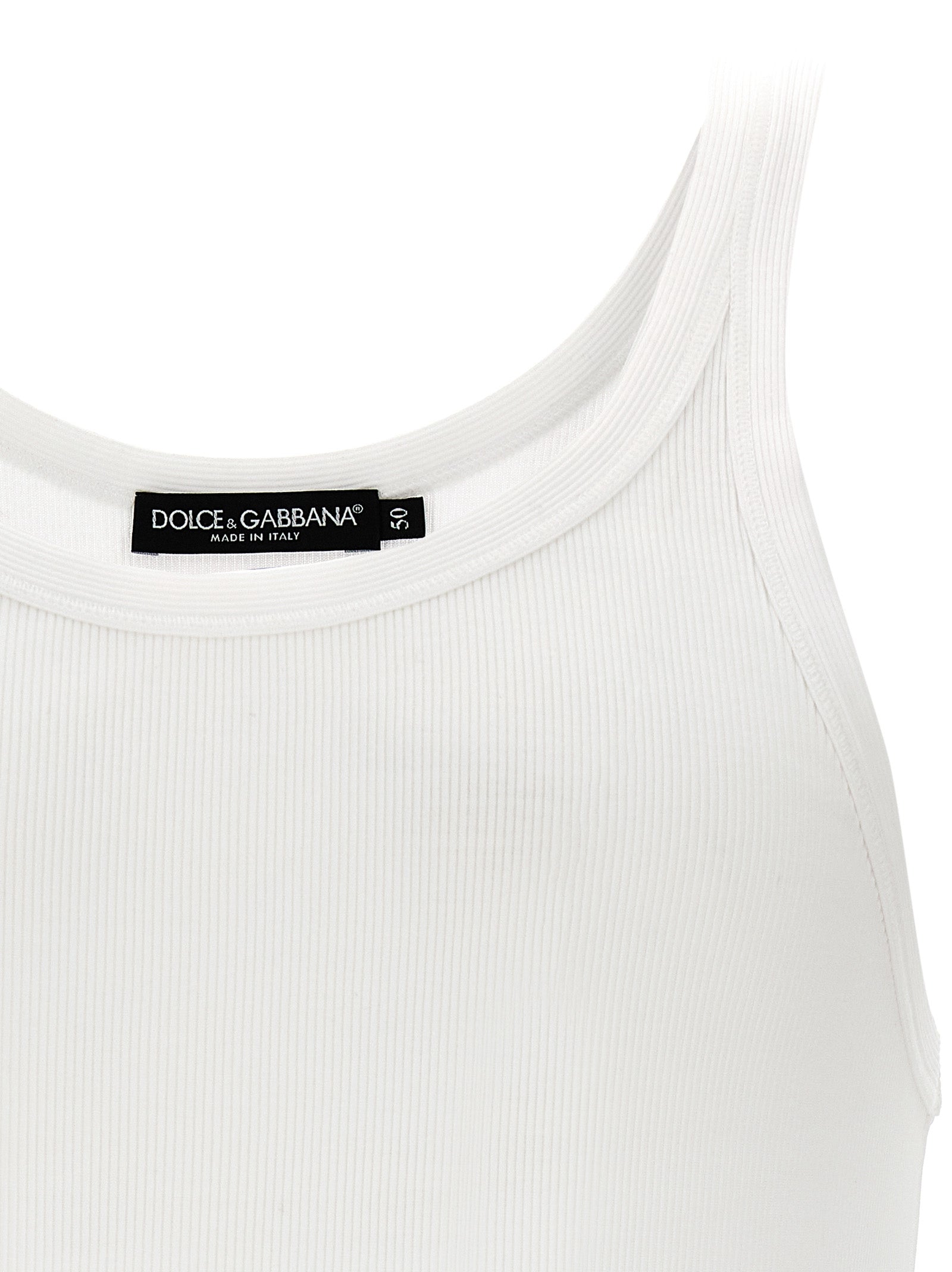 Dolce & Gabbana Men Ribbed Tank Top DestGlow