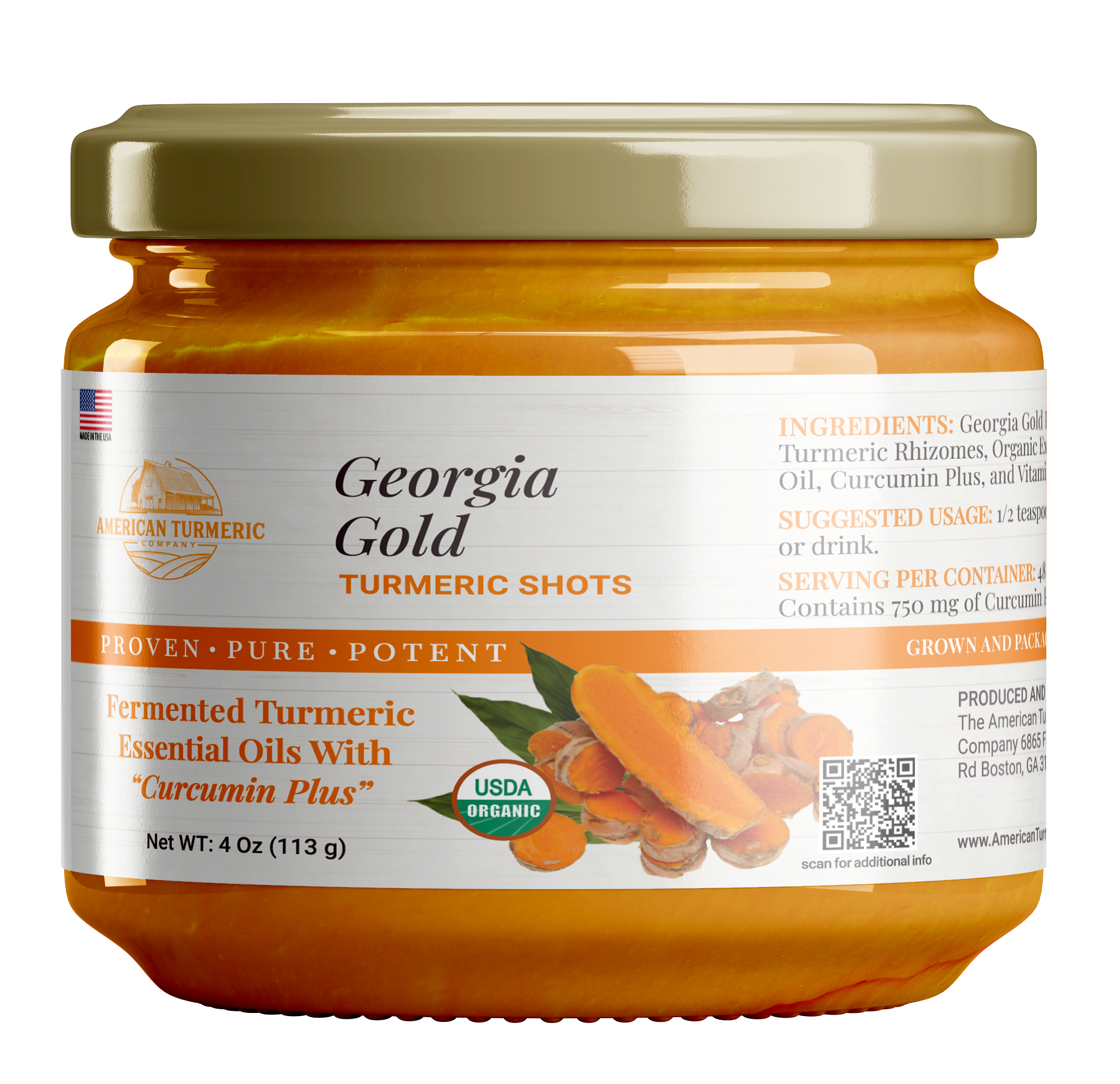Fermented Probiotic Turmeric Puree&