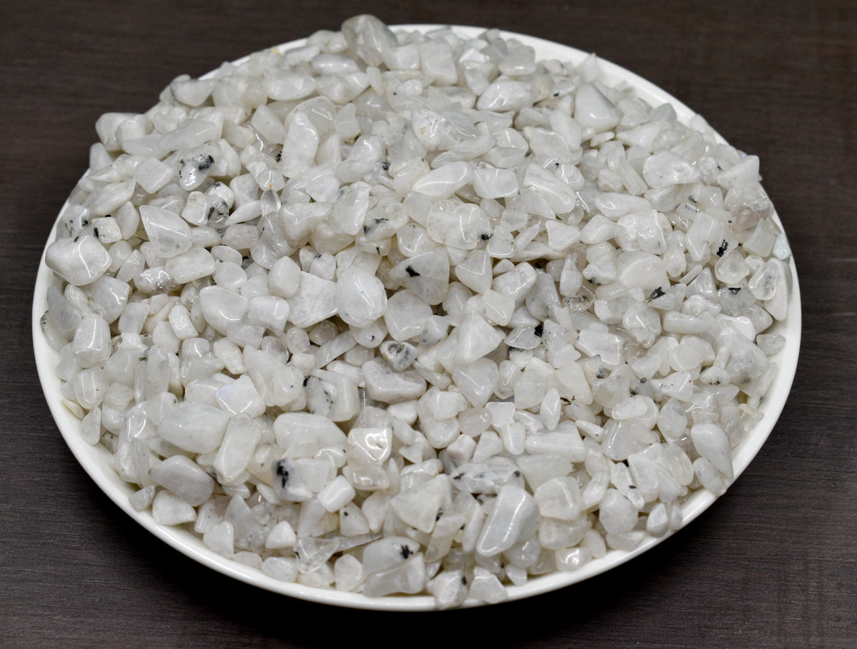 Rainbow Moonstone Gemstone Chips (Compassion and Bring Balance) DestGlow