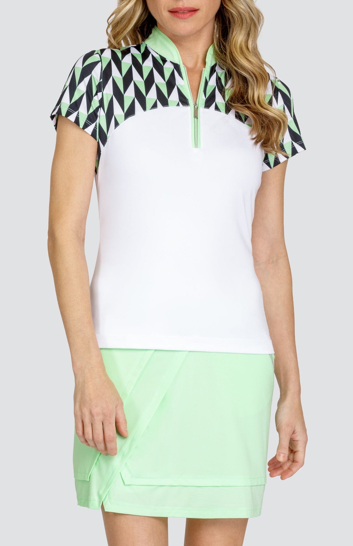 Sharolyn Top - Chevron Geo DestGlow