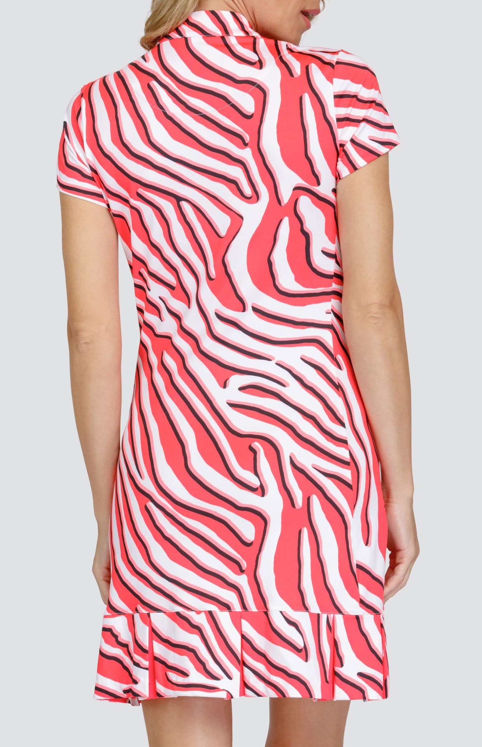Stell Dress - Zebra Frill DestGlow