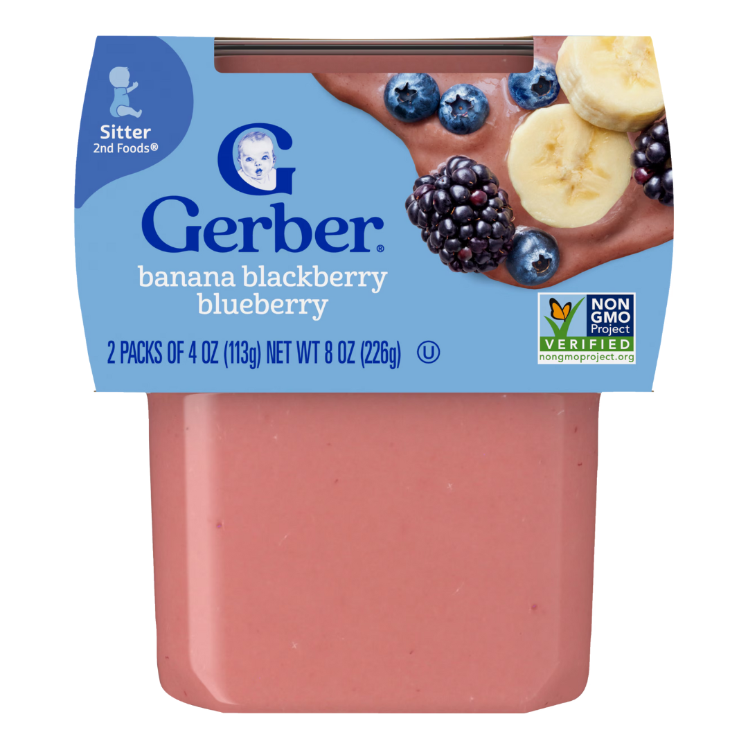 Gerber Banana, Blackberry & Blueberry Oatmeal Cereal 2?Pack (2×8?oz) DestGlow