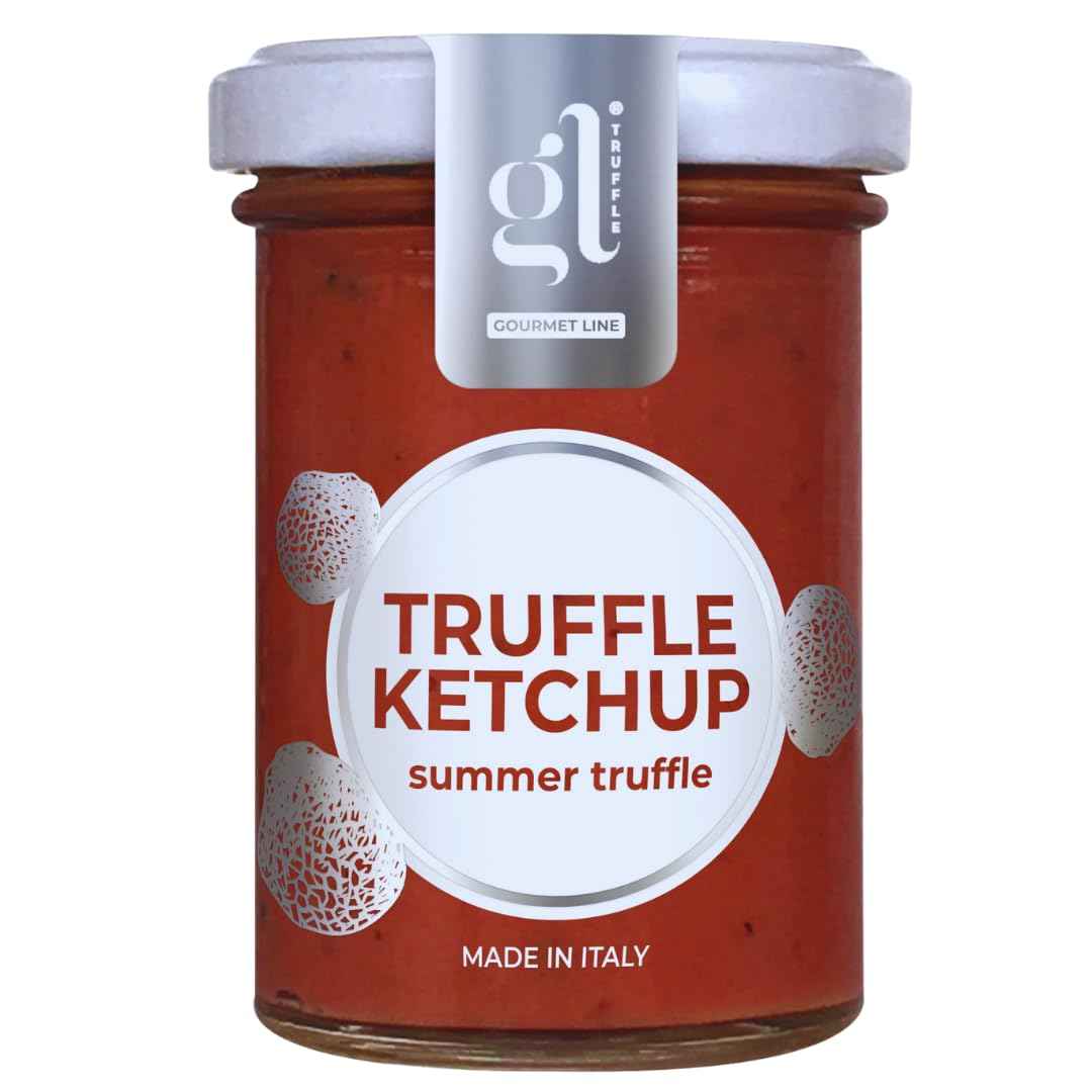 GL Truffle Gourmet, Gourmet Truffle Ketchup, Ketchup Infused With Black Truffles 100g (3.5 oz)