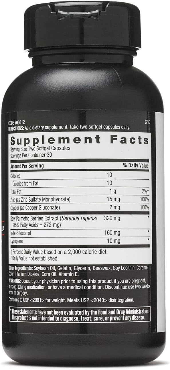 GNC Men’s Prostate Formula – 60 Softgels by Top Vita Shop