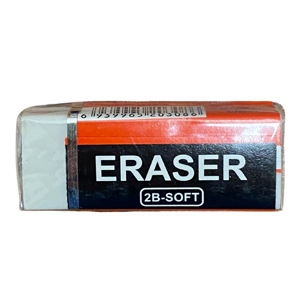 Goma de Borrar Blanca 2B Suave (Unidad) DestGlow