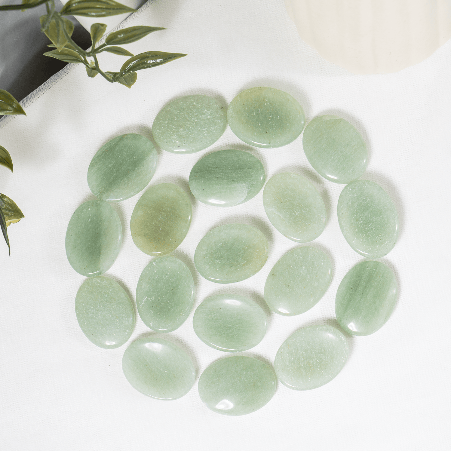Green Aventurine Pocket Stones (Emotional Understanding and Cleansing) DestGlow