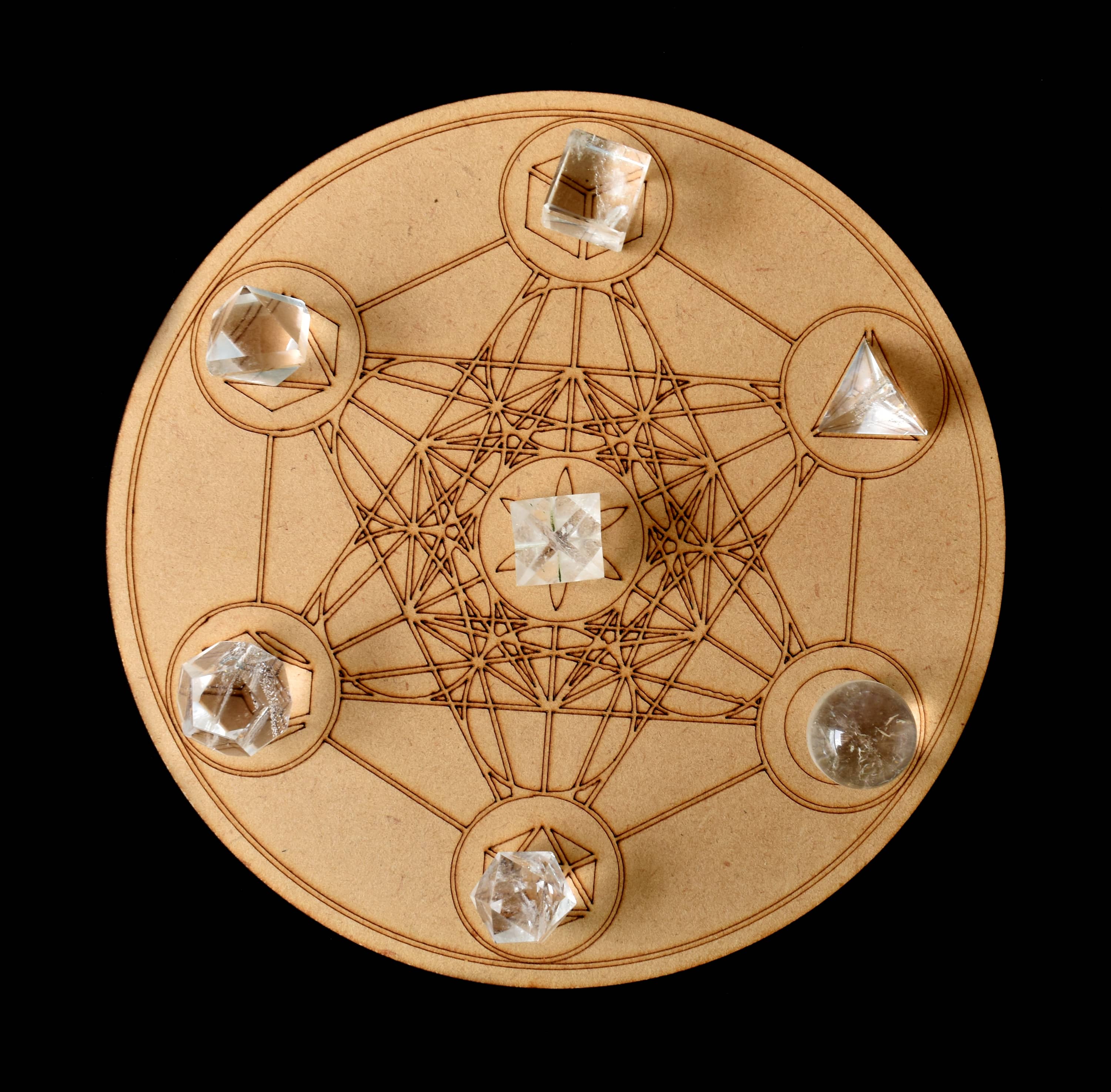 Crystal Quartz Geometry Set (Channeling and Manifesting) DestGlow